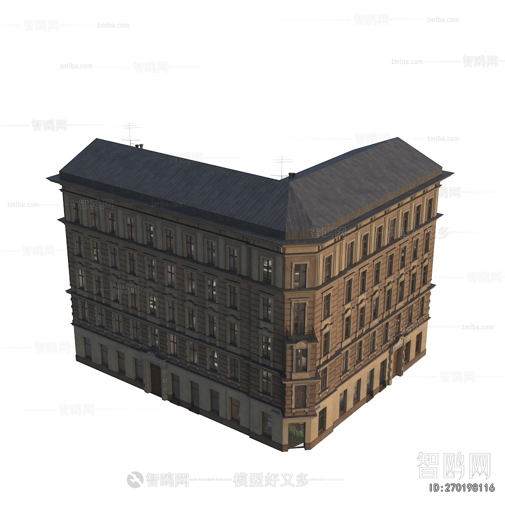 European Style Retro Style Building Appearance