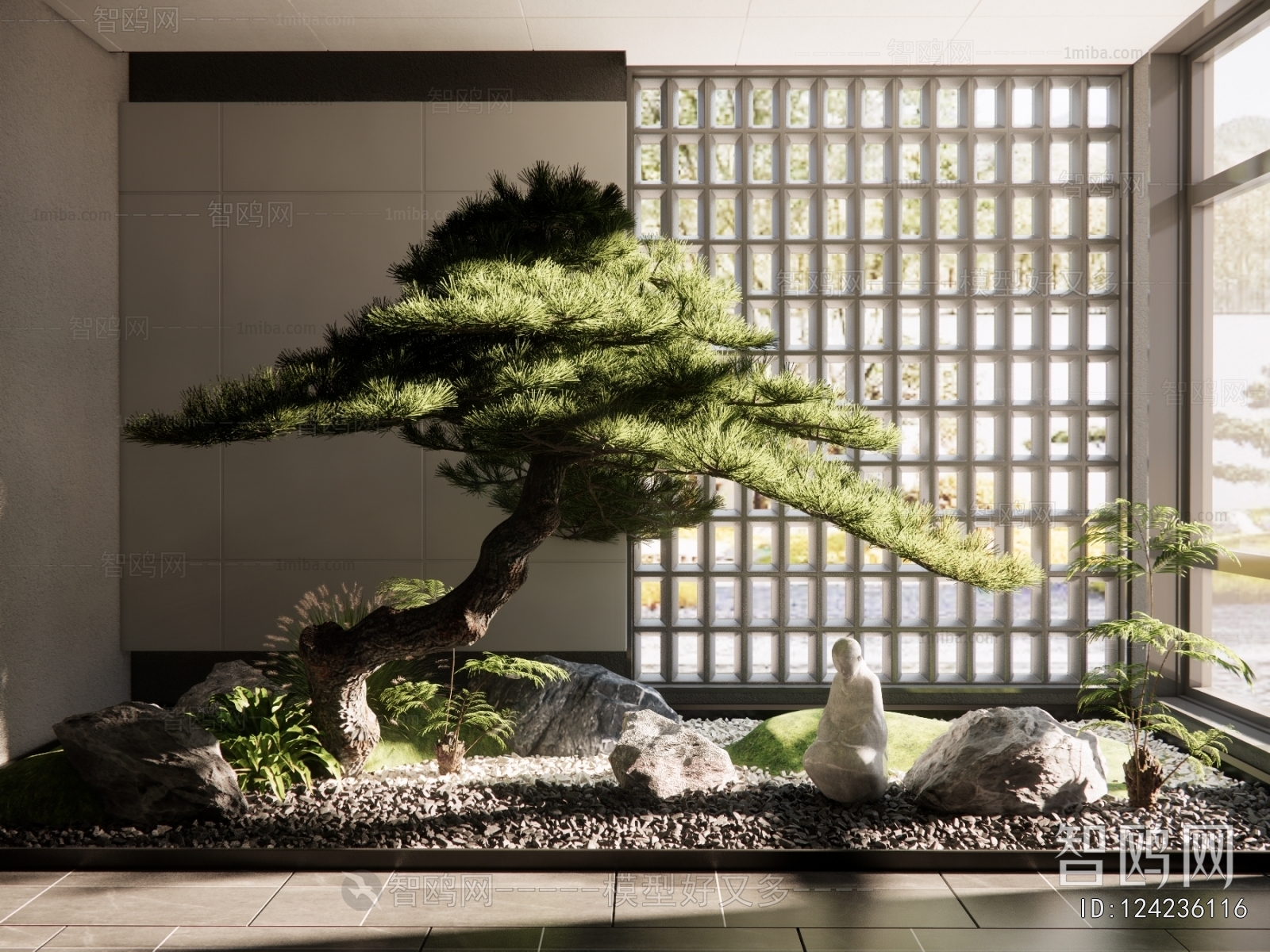 New Chinese Style Plant Landscaping