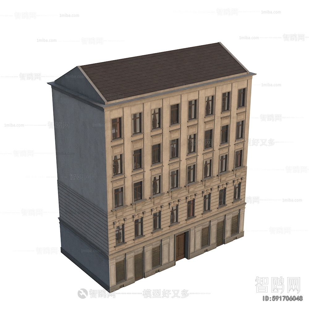 European Style Retro Style Building Appearance