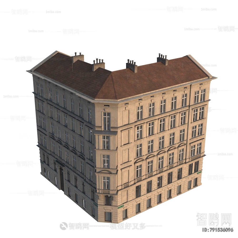 European Style Retro Style Building Appearance