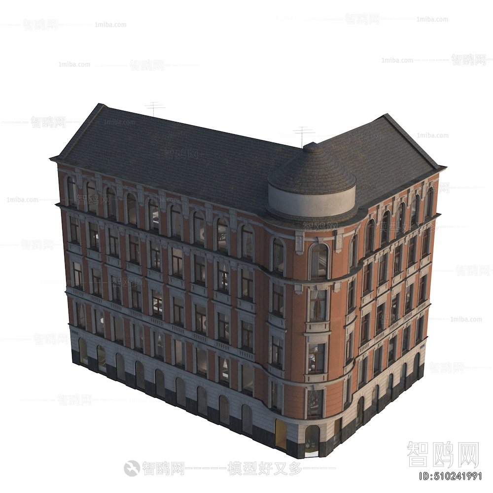 European Style Retro Style Building Appearance