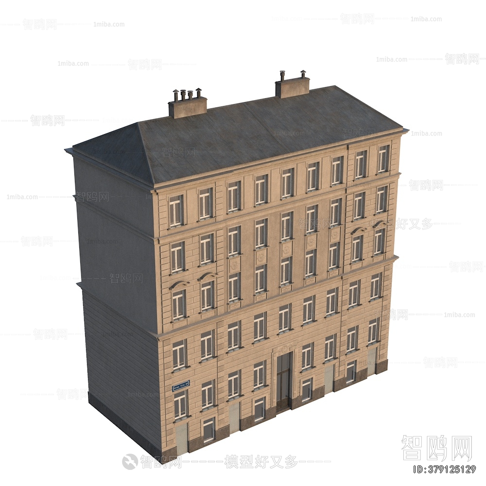 European Style Retro Style Building Appearance