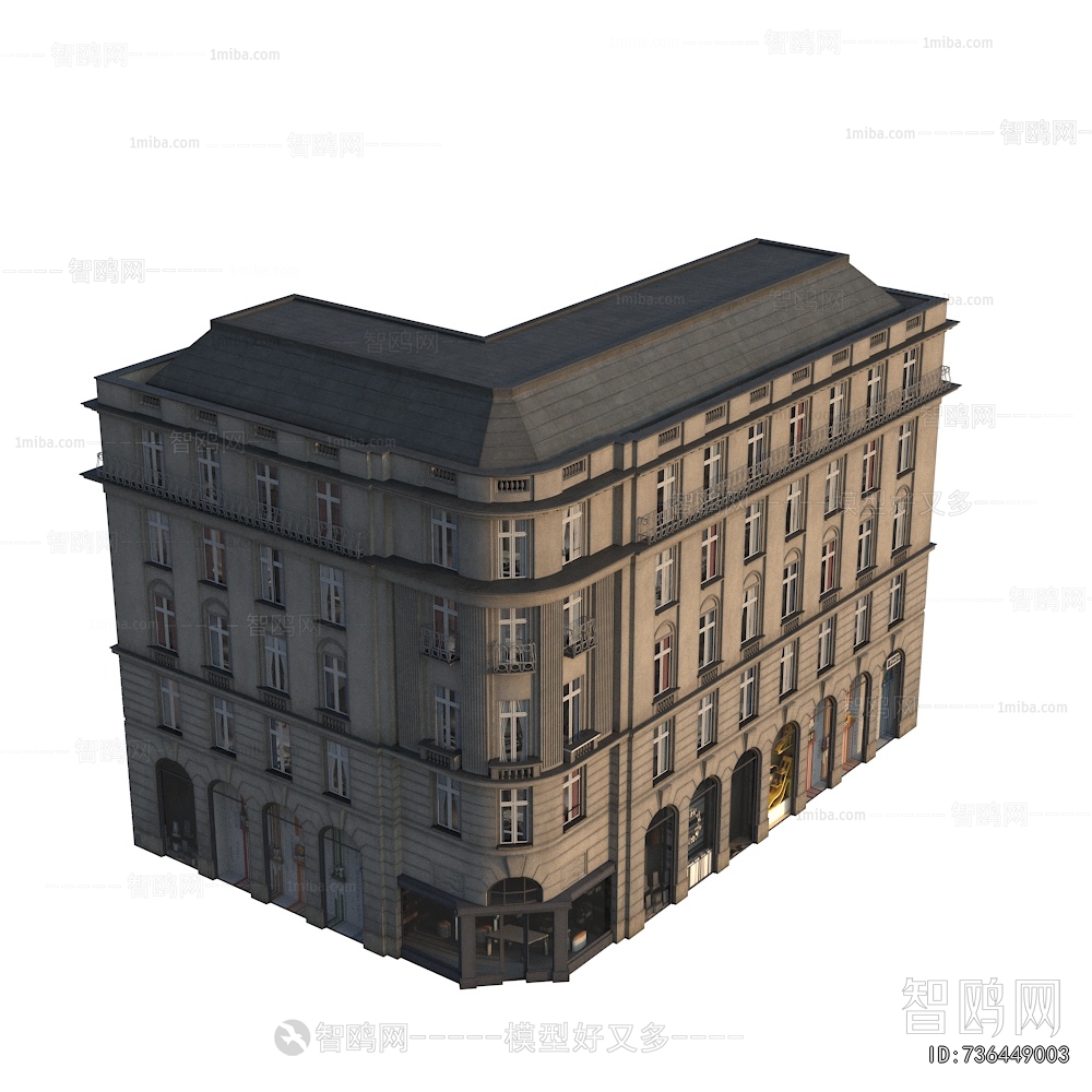 European Style Retro Style Building Appearance