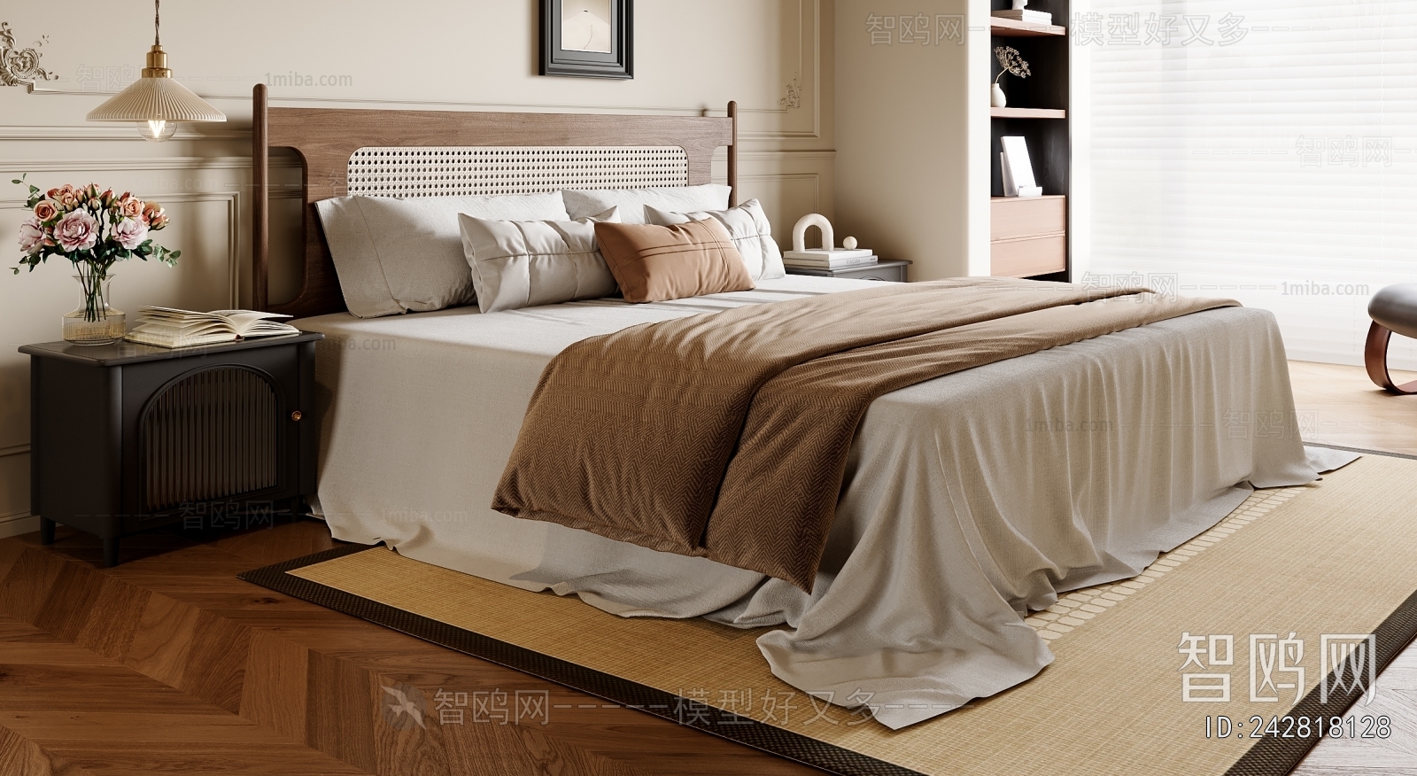 French Style Double Bed