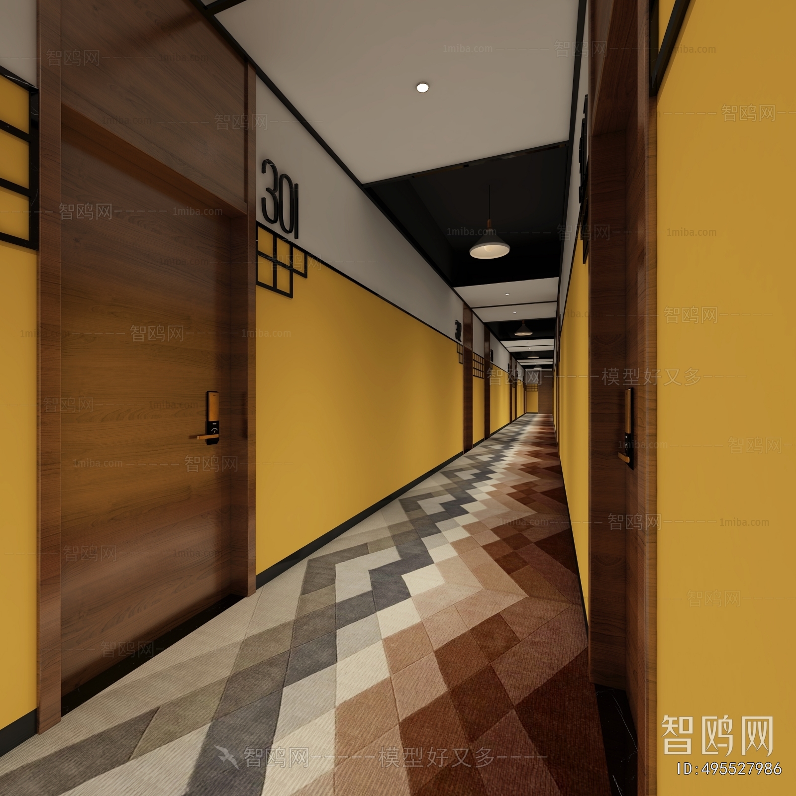 New Chinese Style Corridor