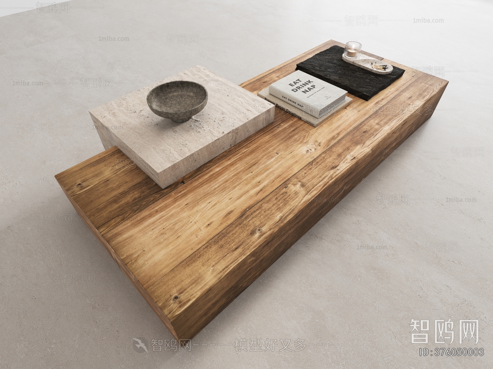 Wabi-sabi Style Coffee Table