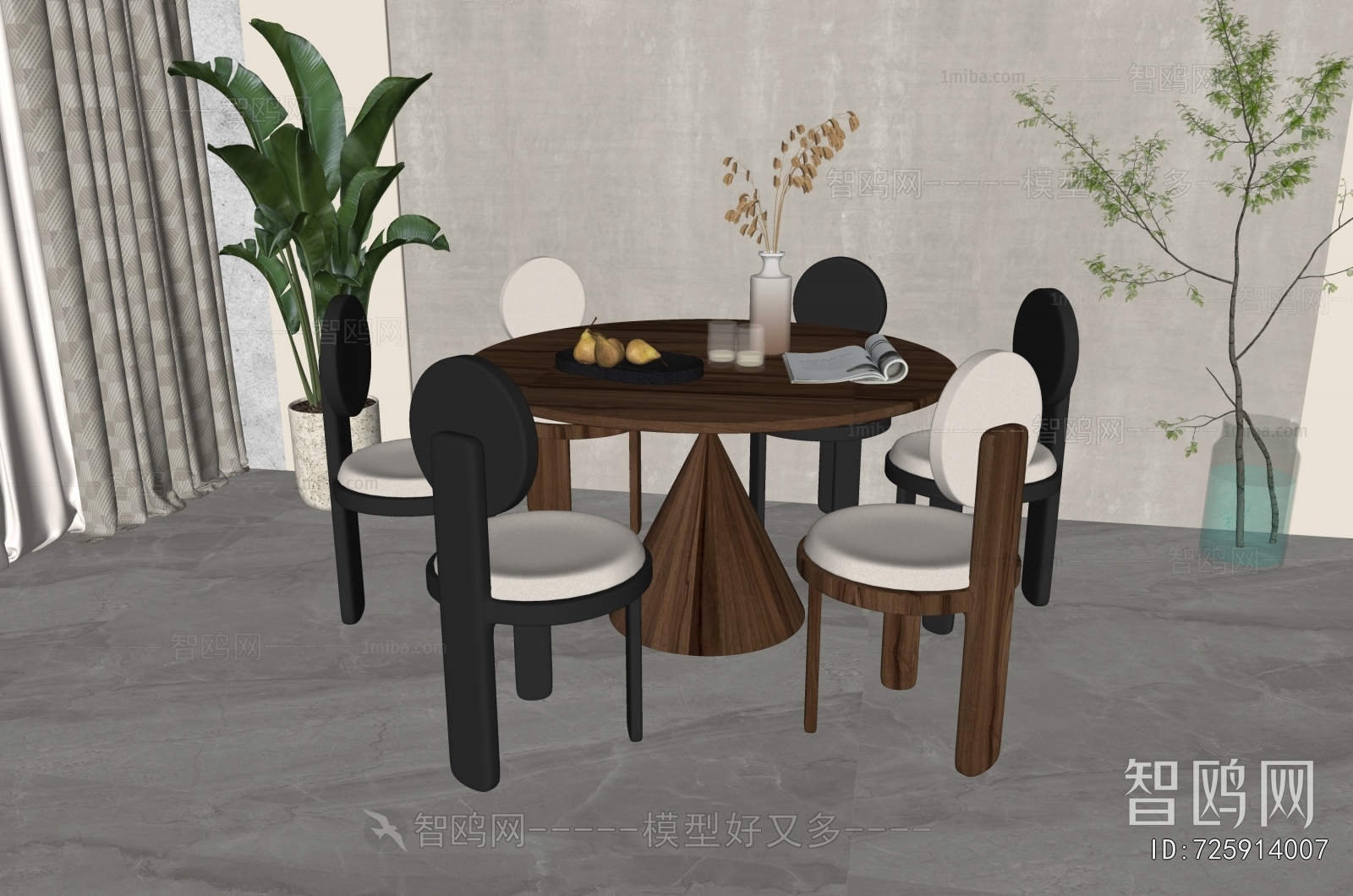 Nordic Style Dining Table And Chairs