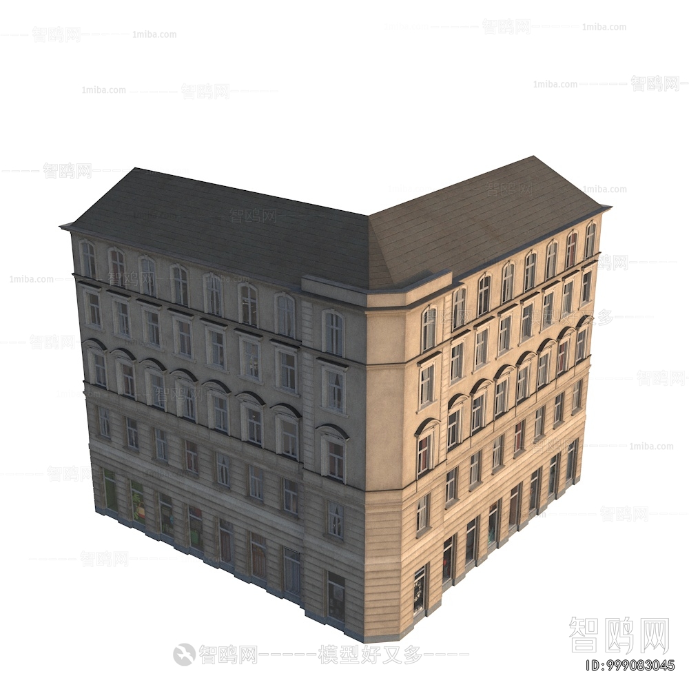 European Style Retro Style Building Appearance