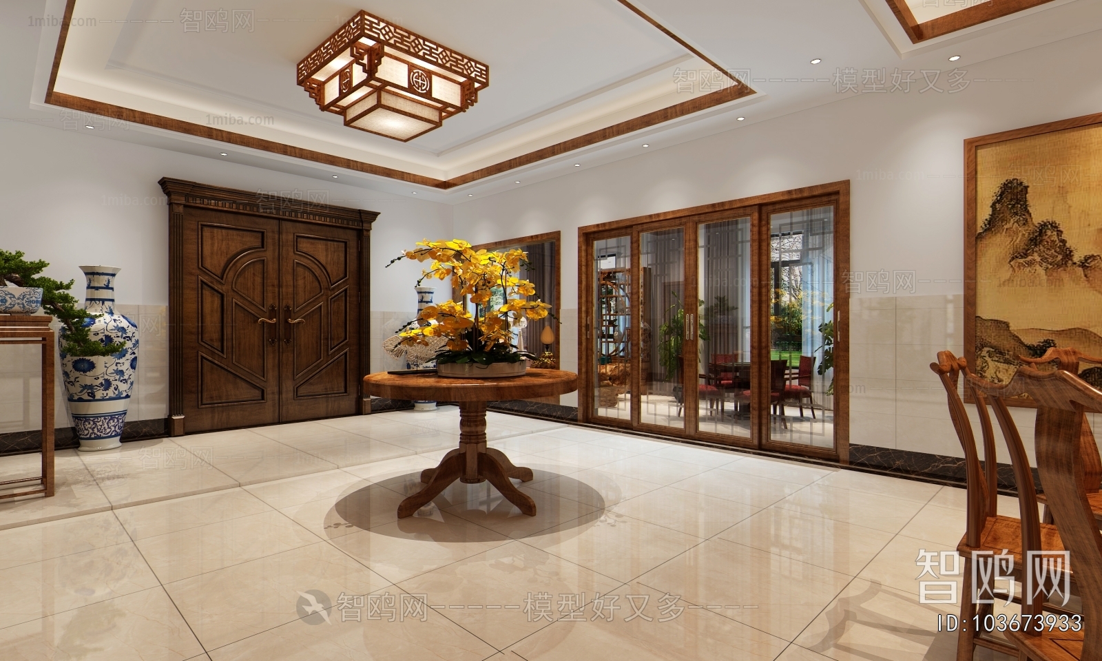 Chinese Style Dining Room