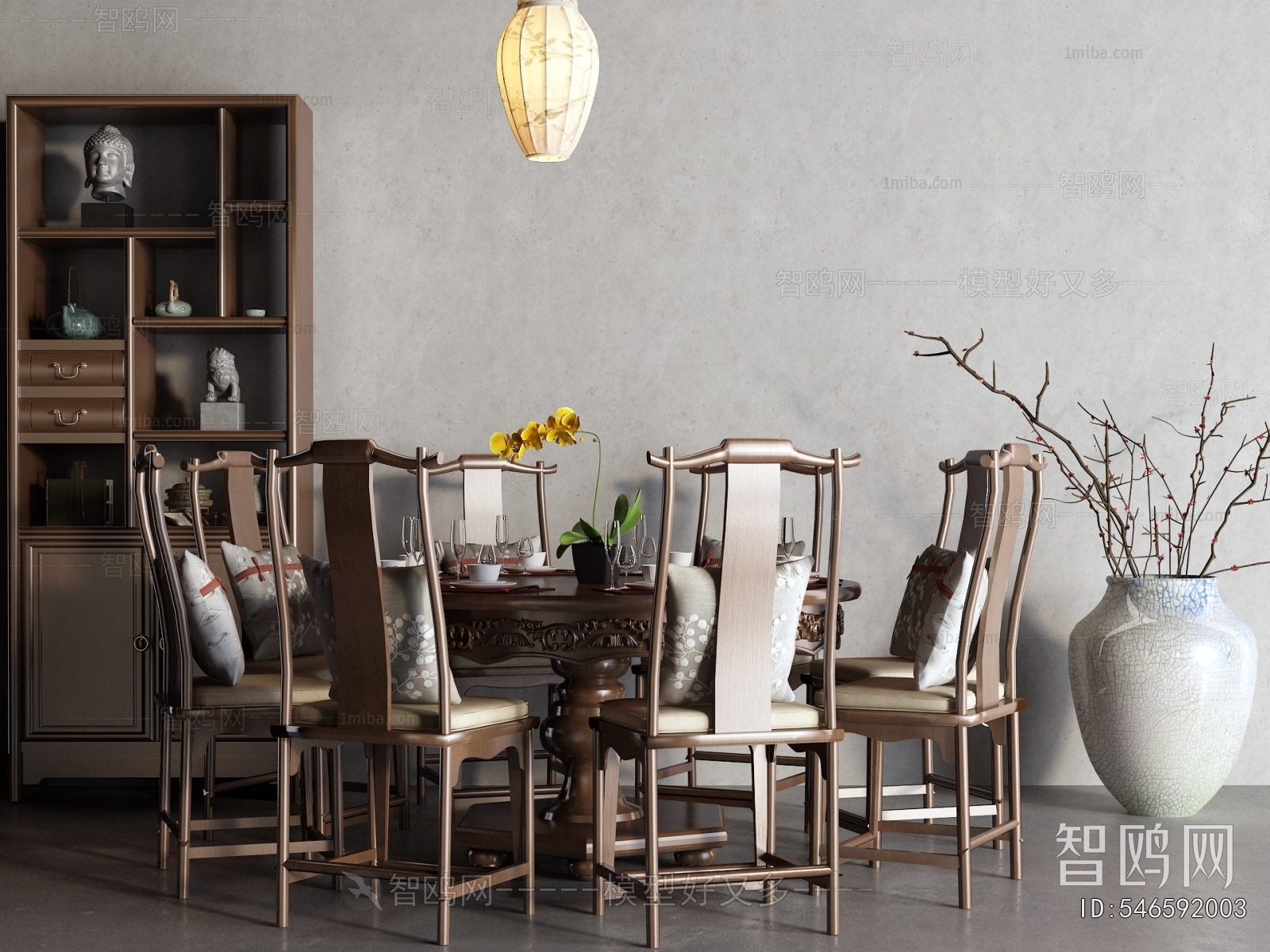 New Chinese Style Dining Table And Chairs