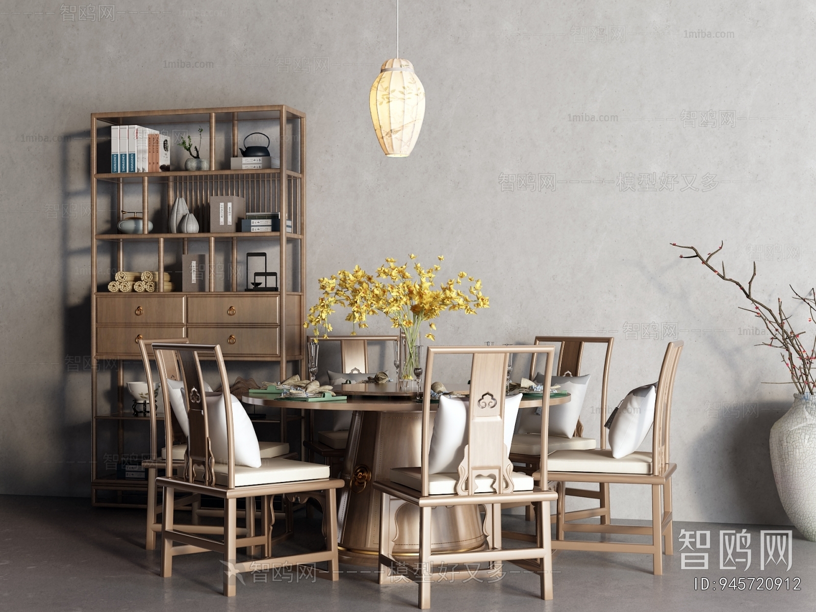 New Chinese Style Dining Table And Chairs