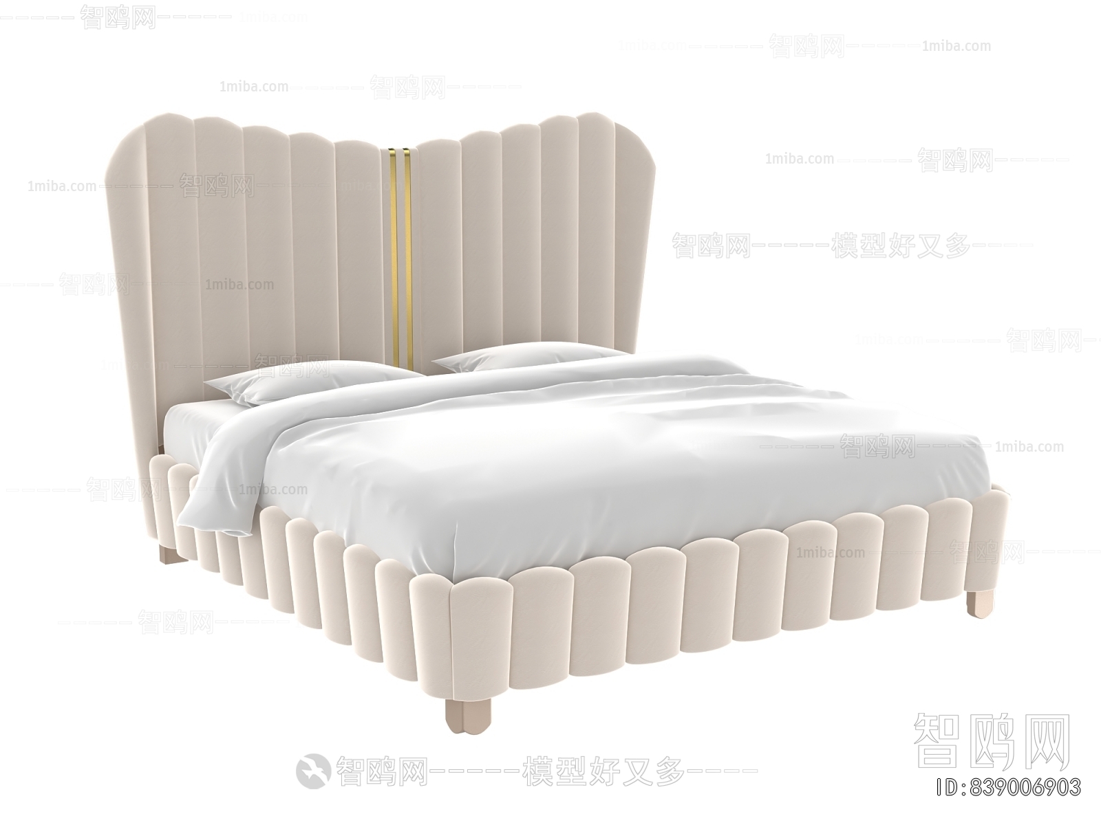 Nordic Style Double Bed