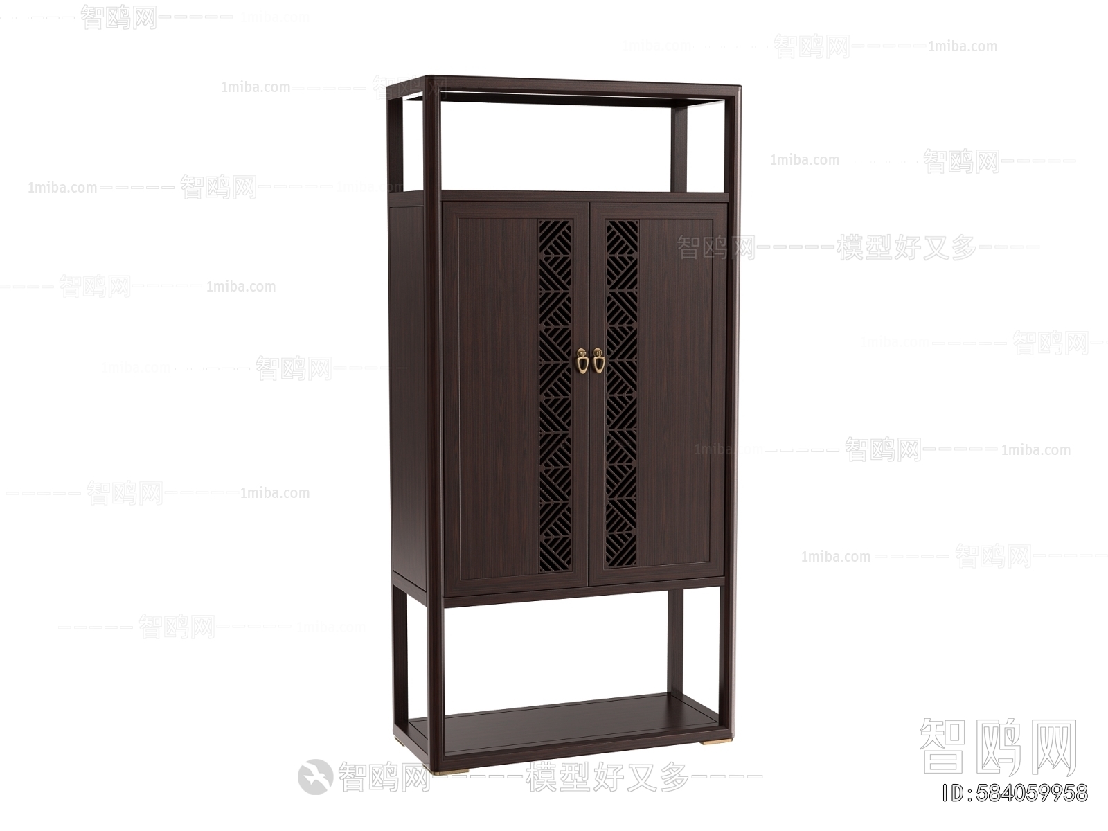 New Chinese Style Decorative Cabinet