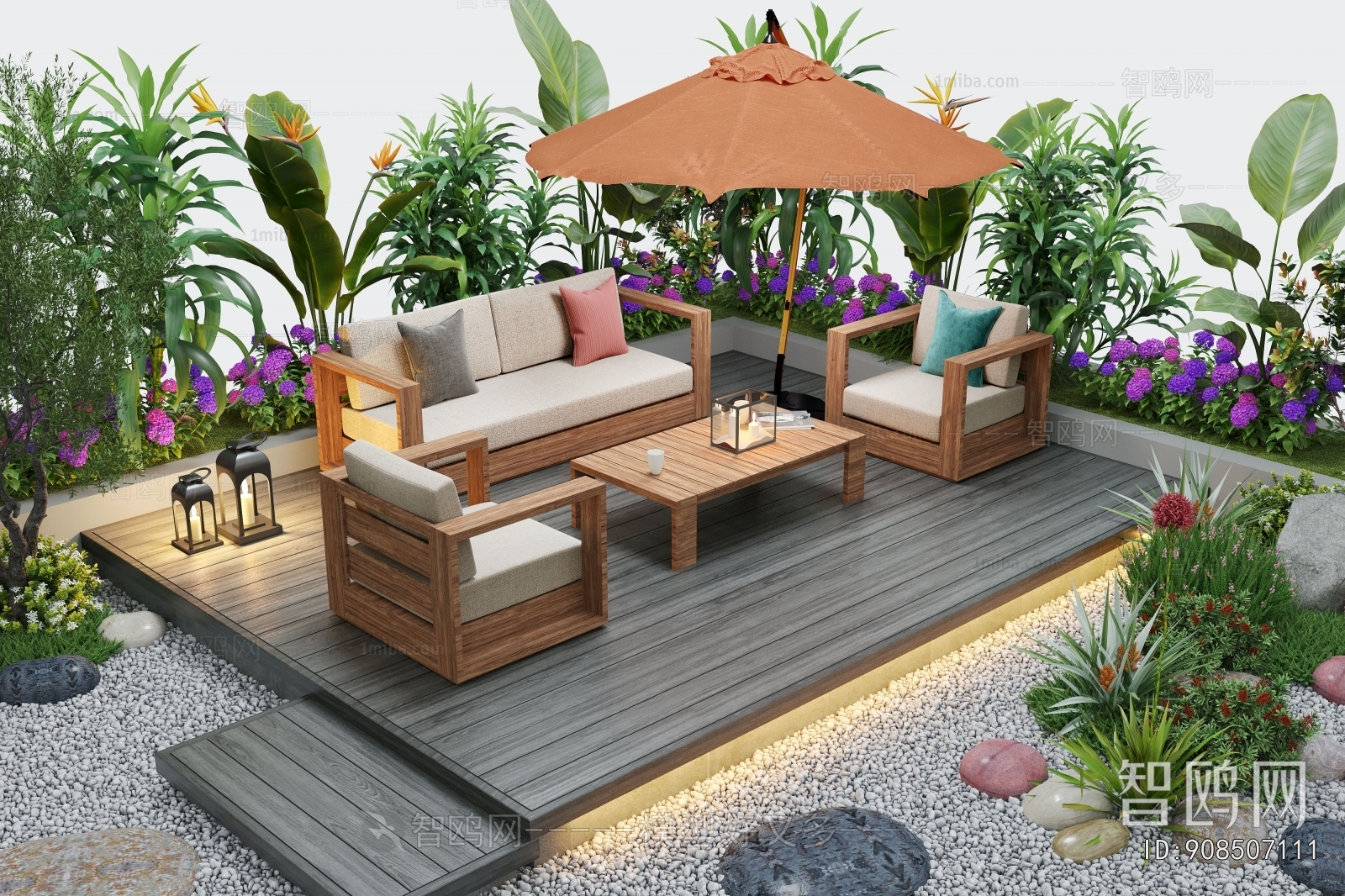 Modern Outdoor Sofa