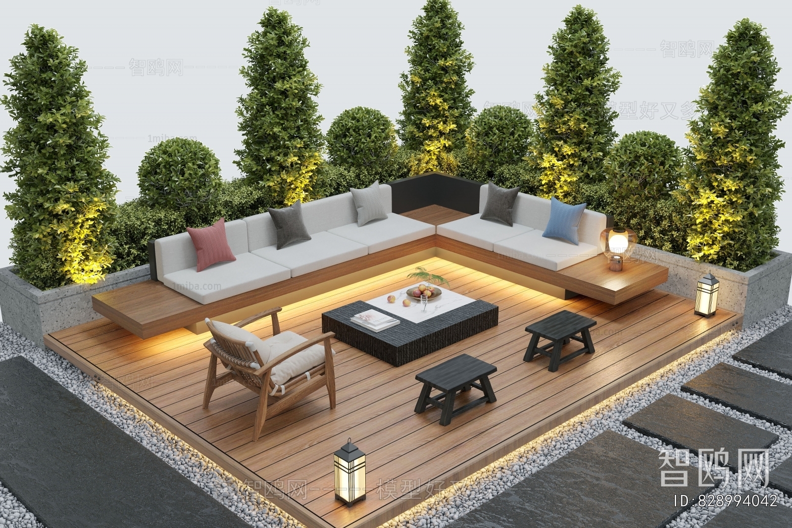 Modern Outdoor Sofa