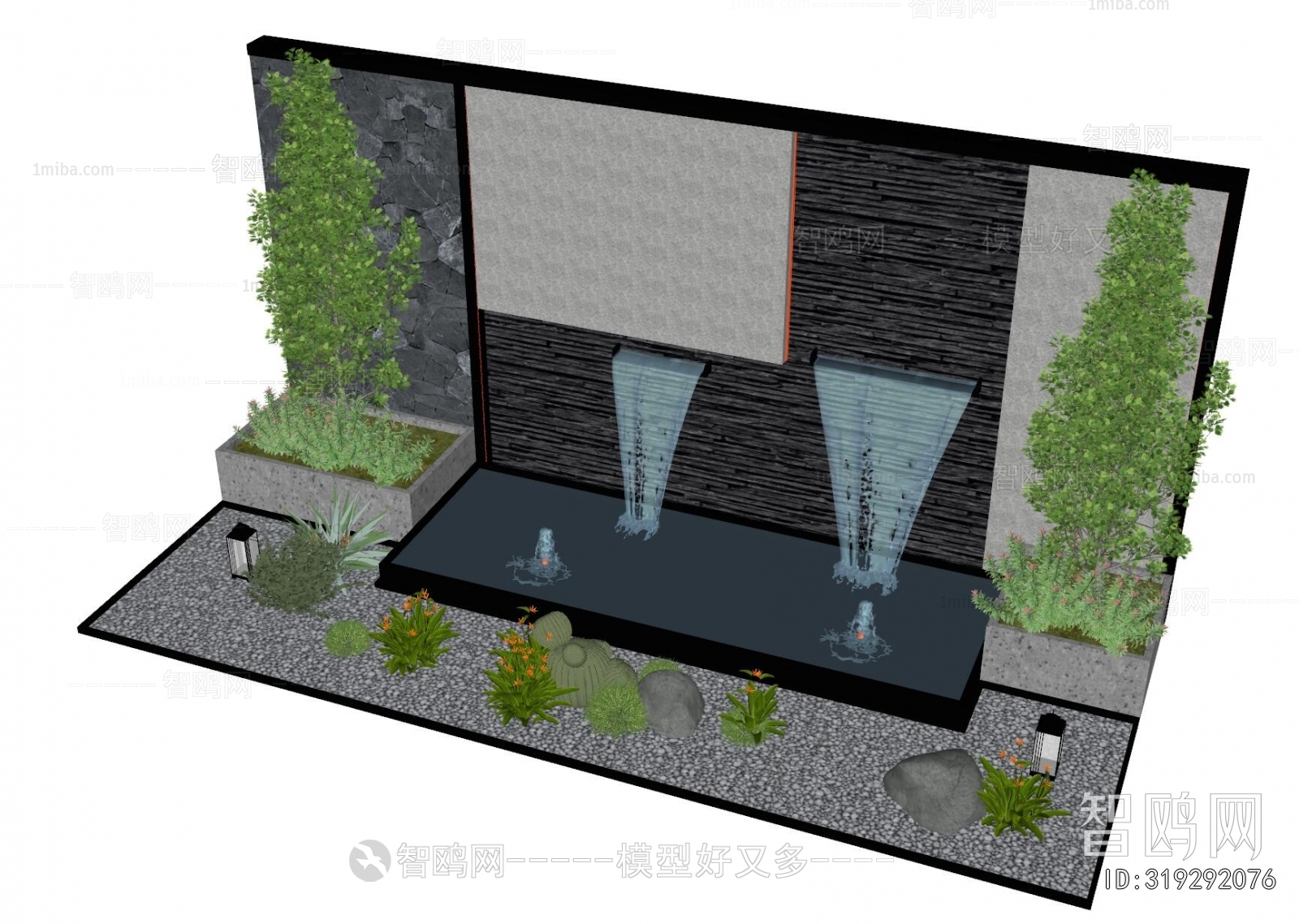 Modern Landscape Wall