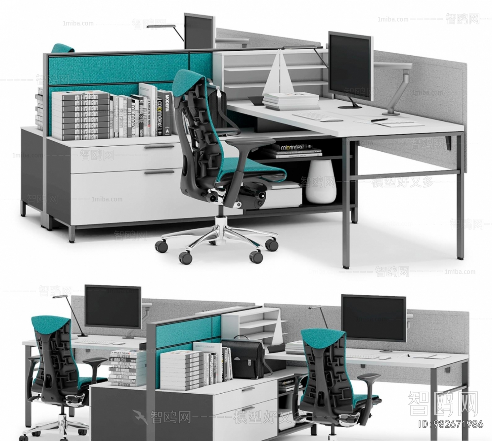 Modern Office Desk And Chair