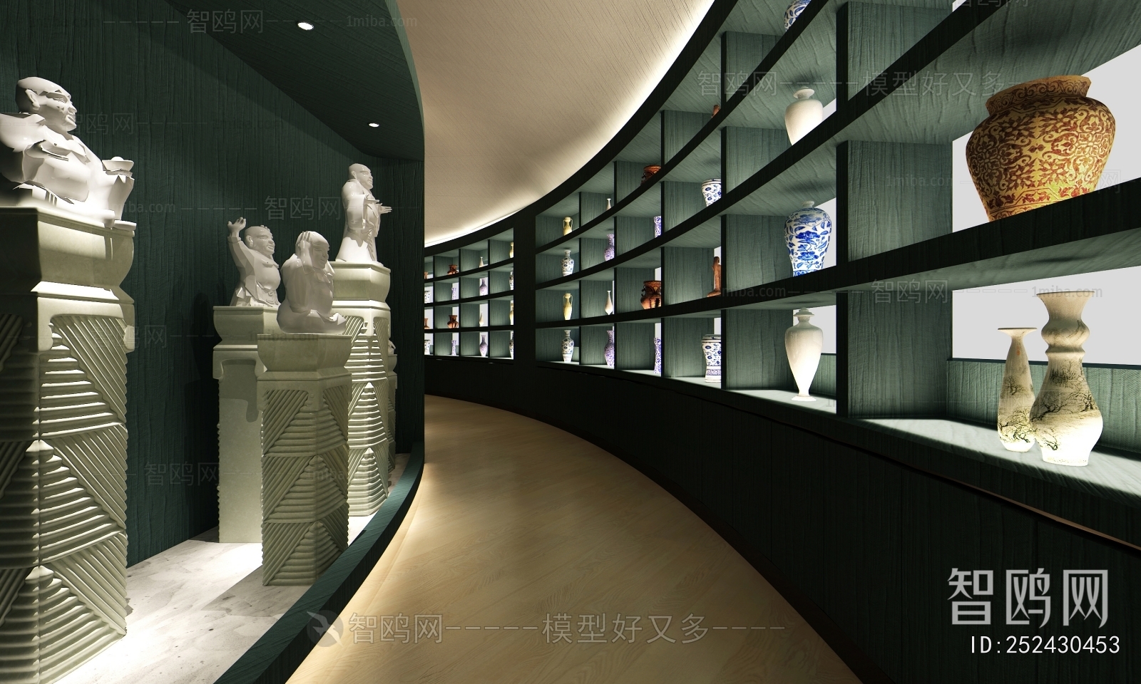 New Chinese Style Exhibition Hall