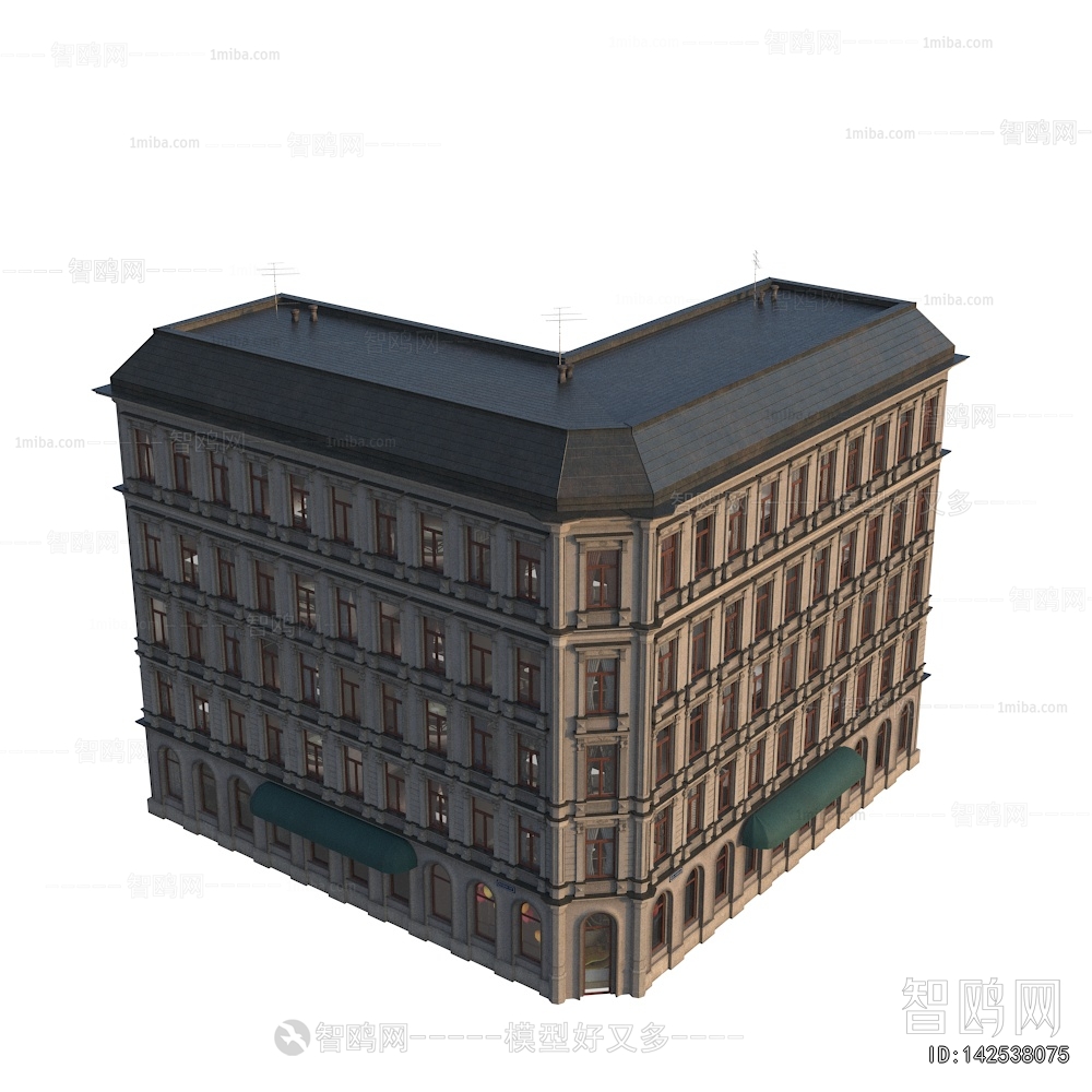 European Style Retro Style Building Appearance