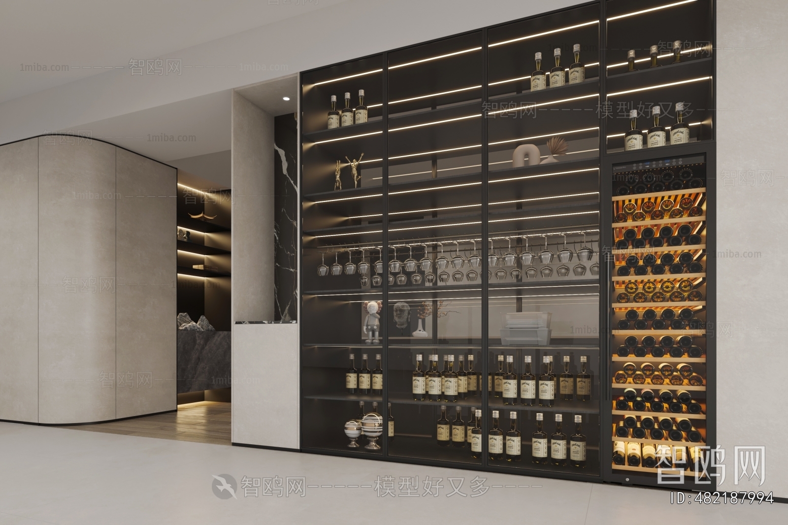 Modern Wine Cabinet