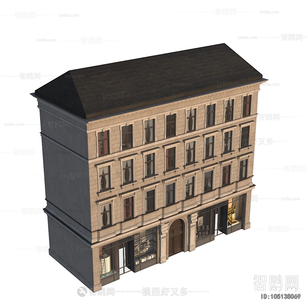 European Style Retro Style Building Appearance