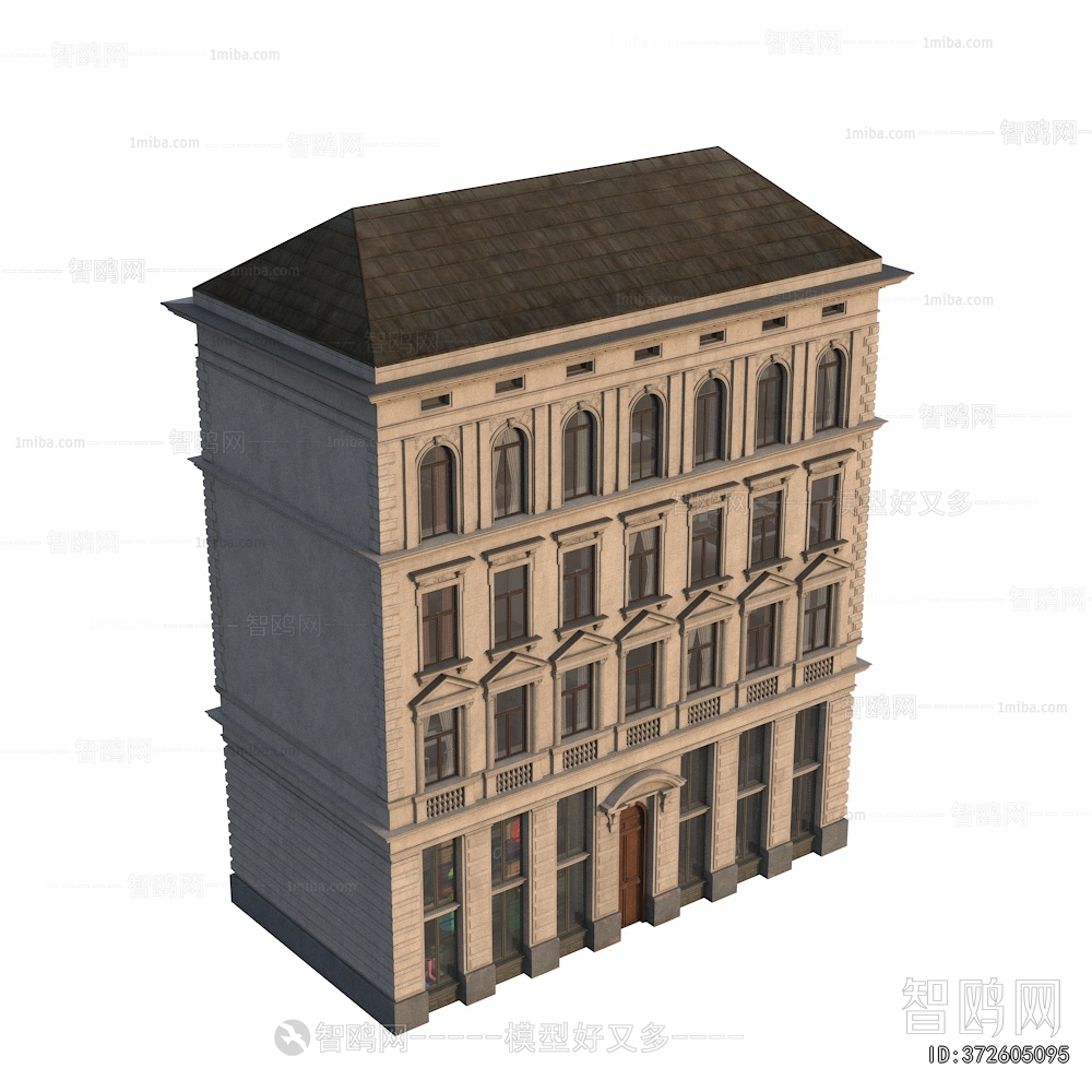 European Style Retro Style Building Appearance