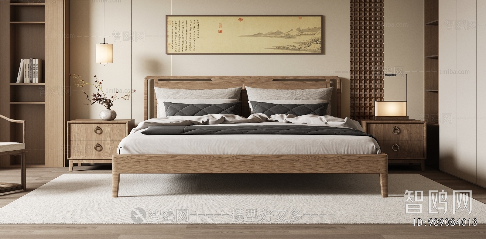 New Chinese Style Bedroom