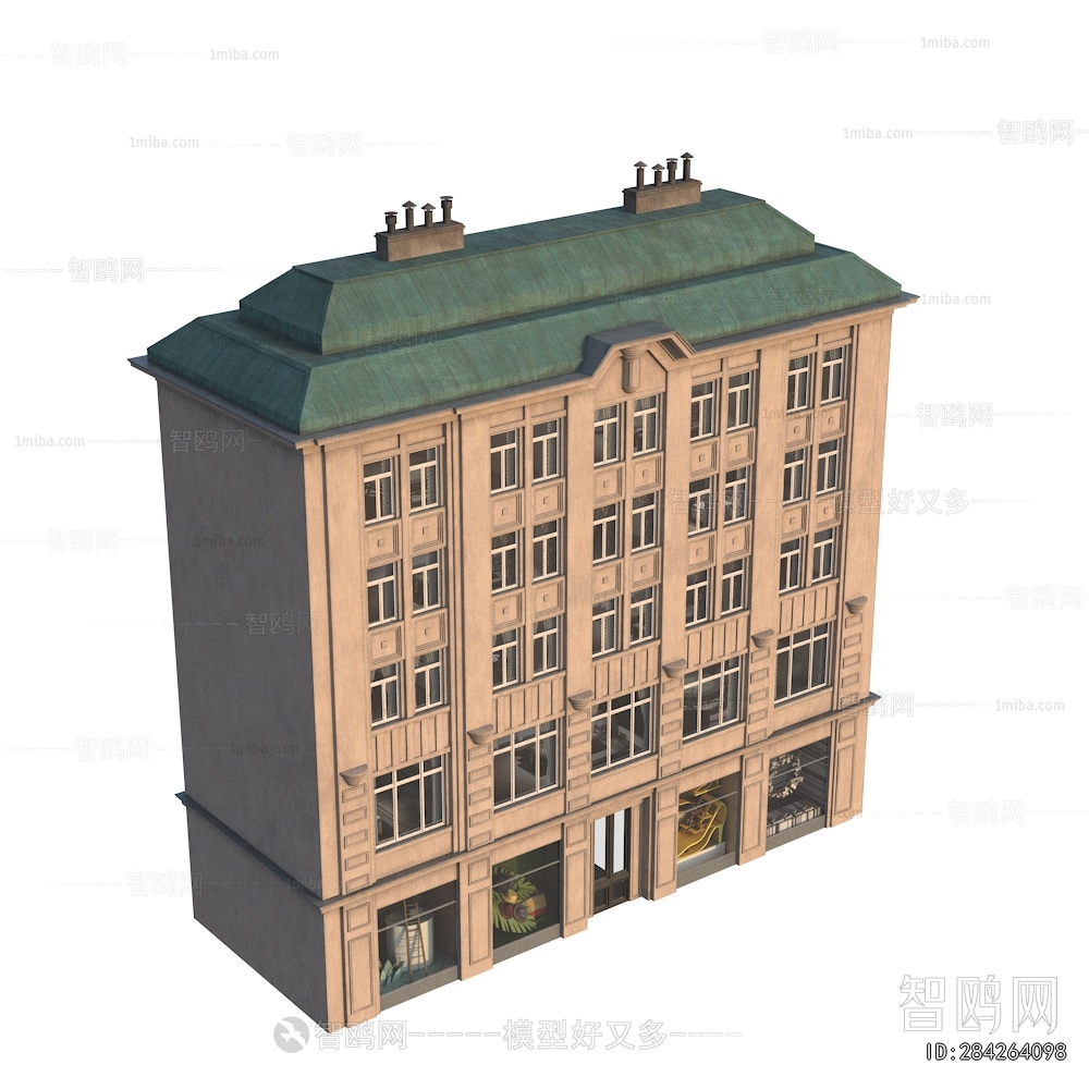 European Style Retro Style Building Appearance