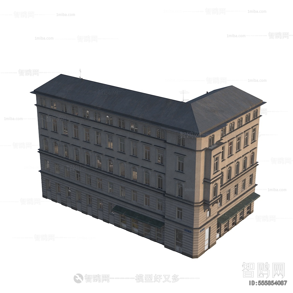 European Style Retro Style Building Appearance