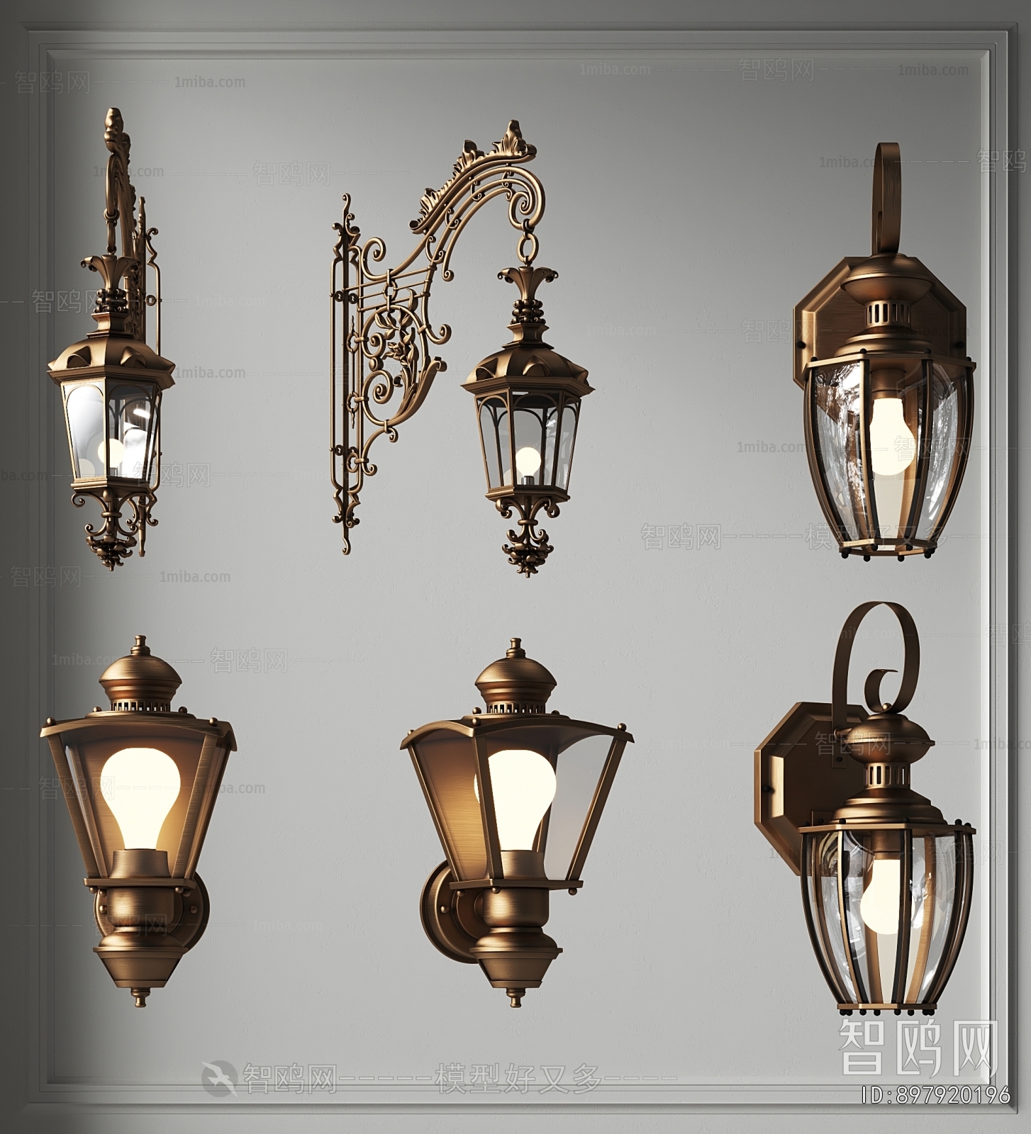 Simple European Style Wall Lamp