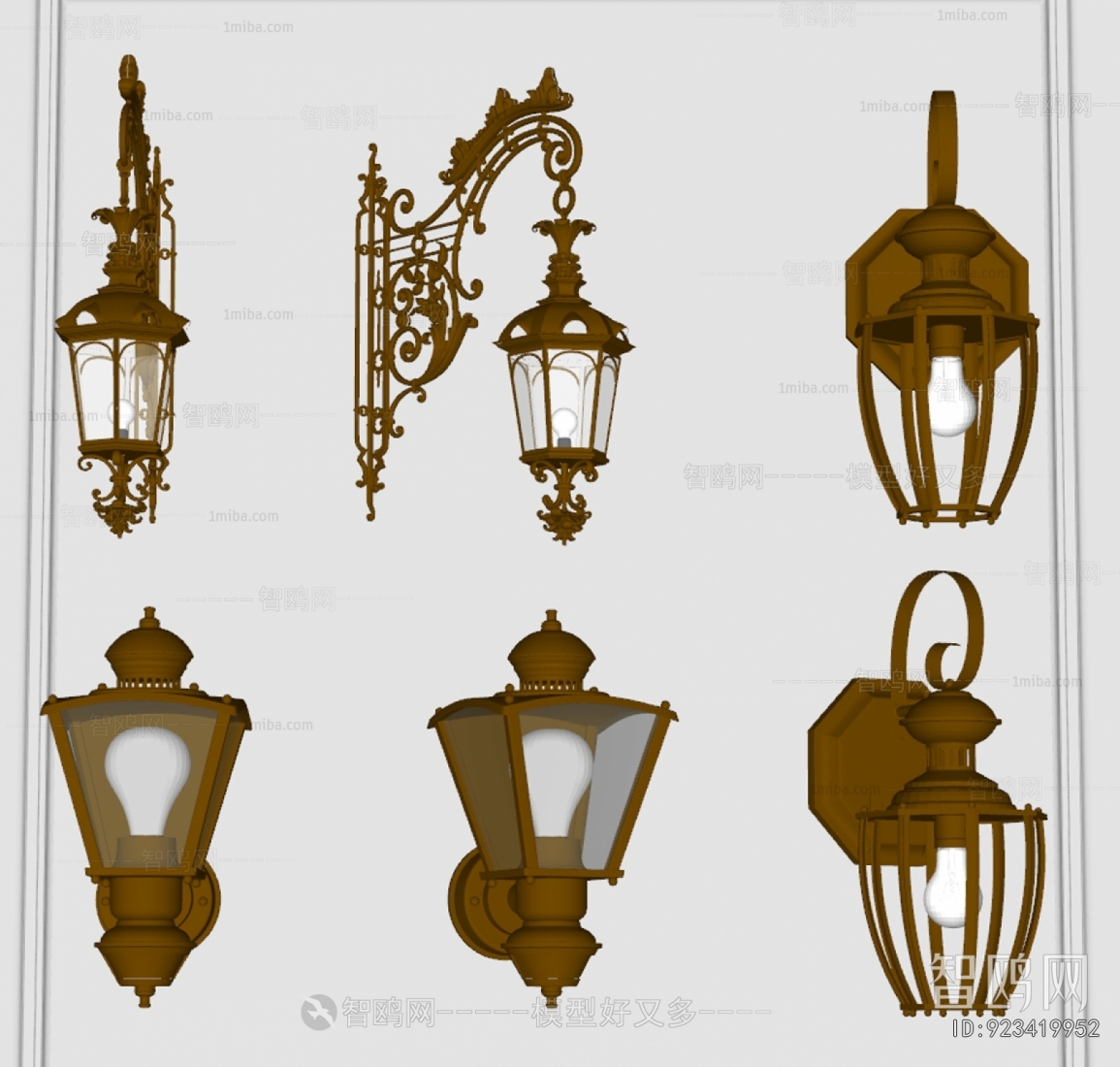 Simple European Style Wall Lamp