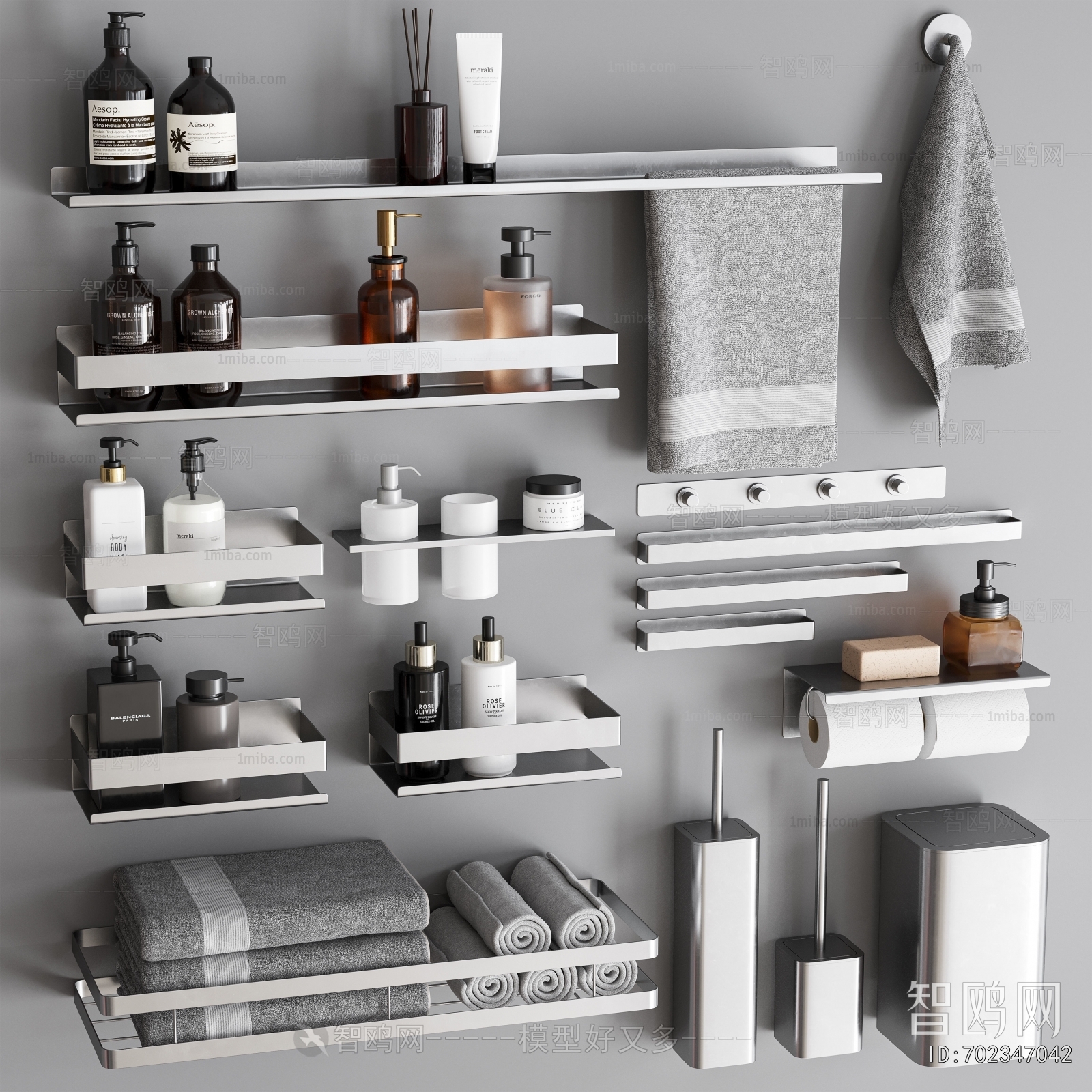 Modern Bathroom Rack