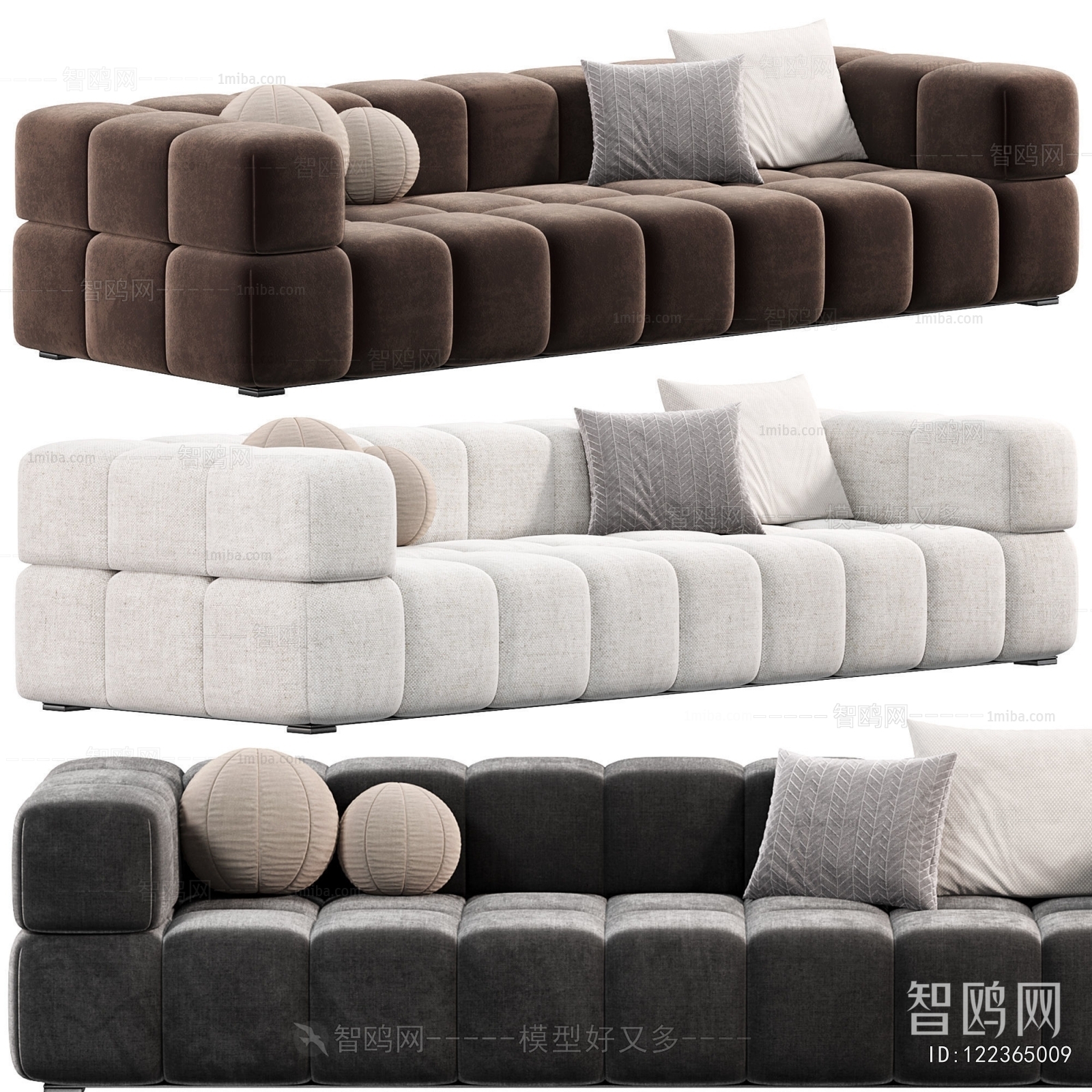 Modern Multi Person Sofa