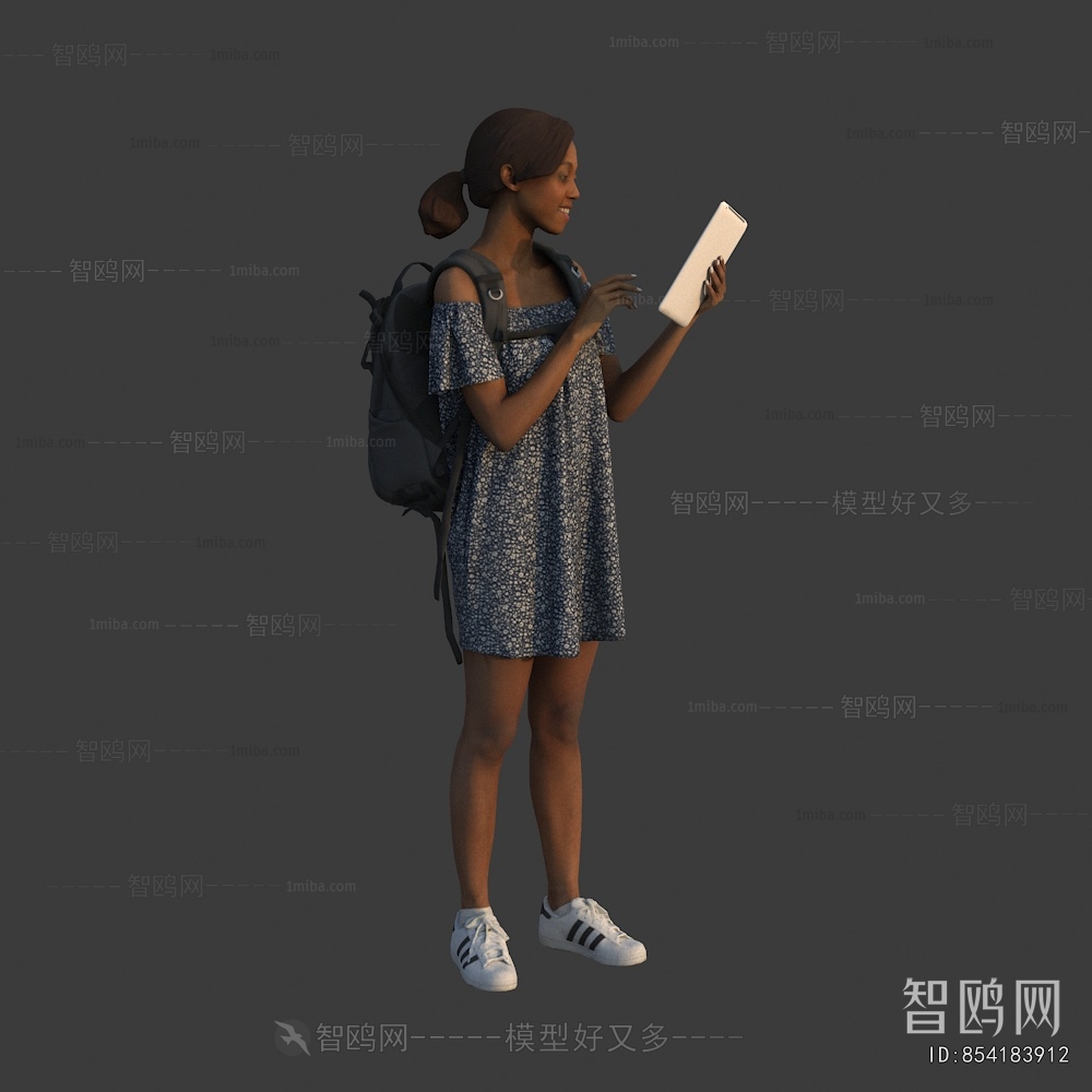 现代女人学生黑人