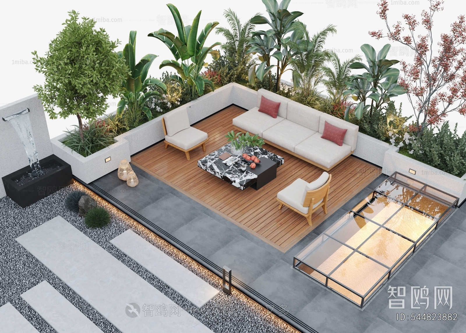 Modern Outdoor Sofa