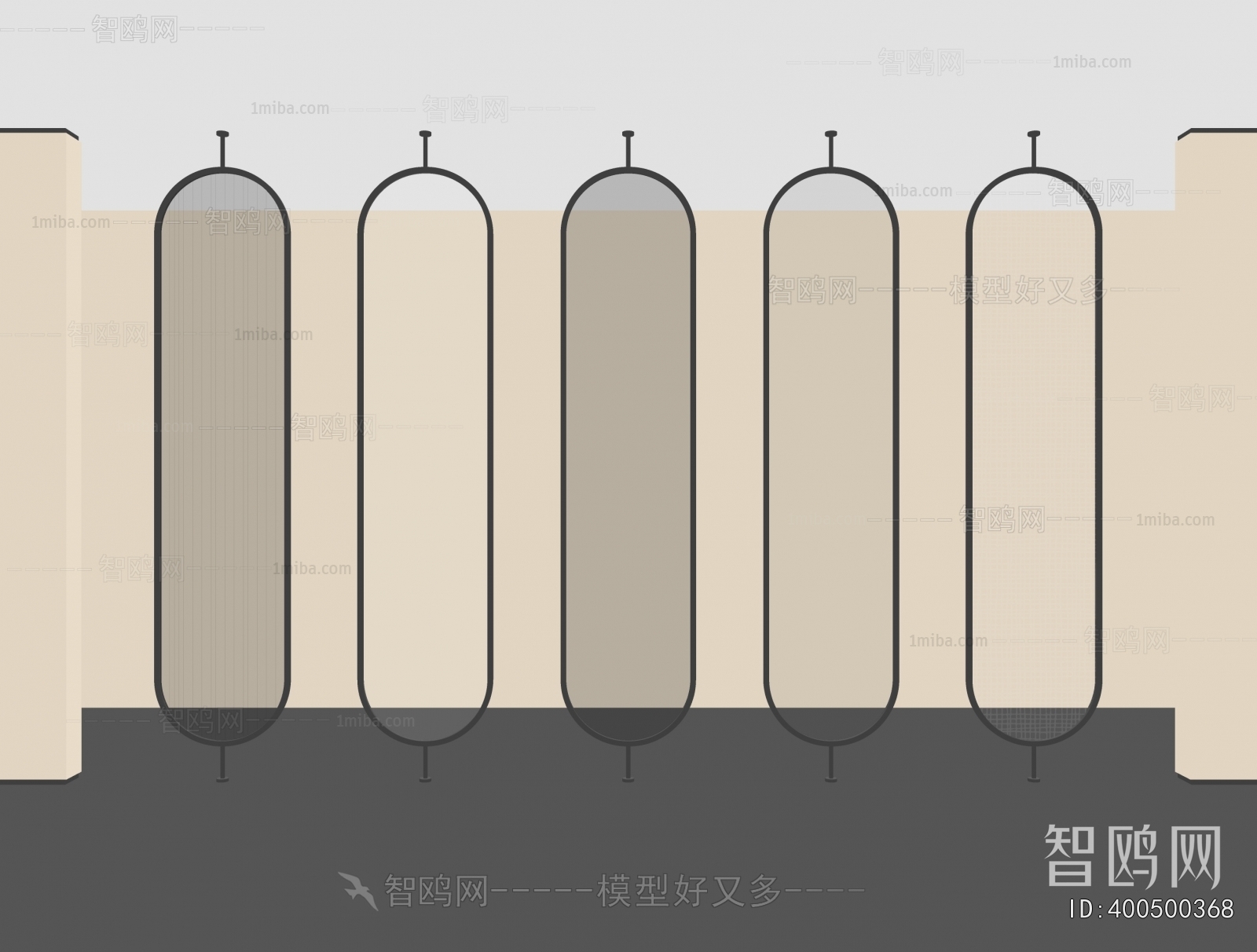 现代夹丝玻璃屏风隔断