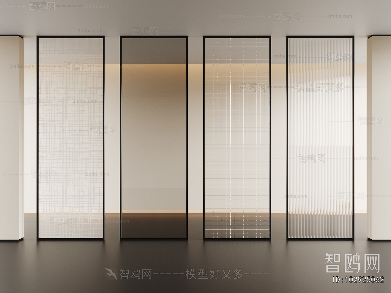 Modern Glass Screen Partition