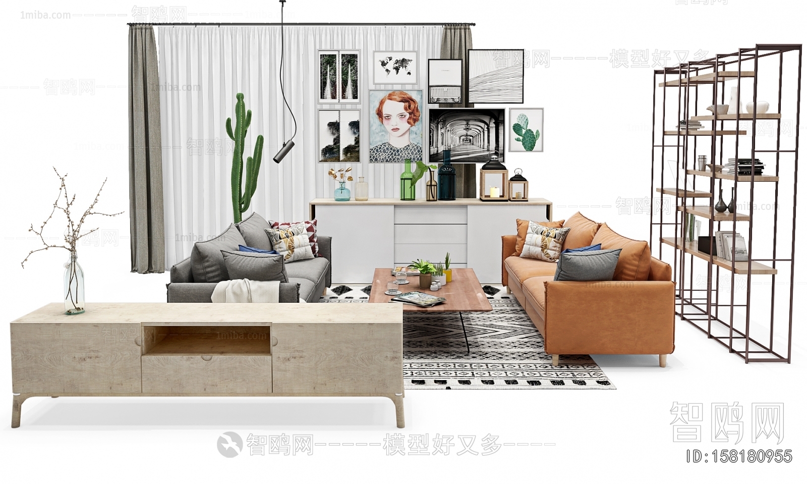 Nordic Style Sofa Combination