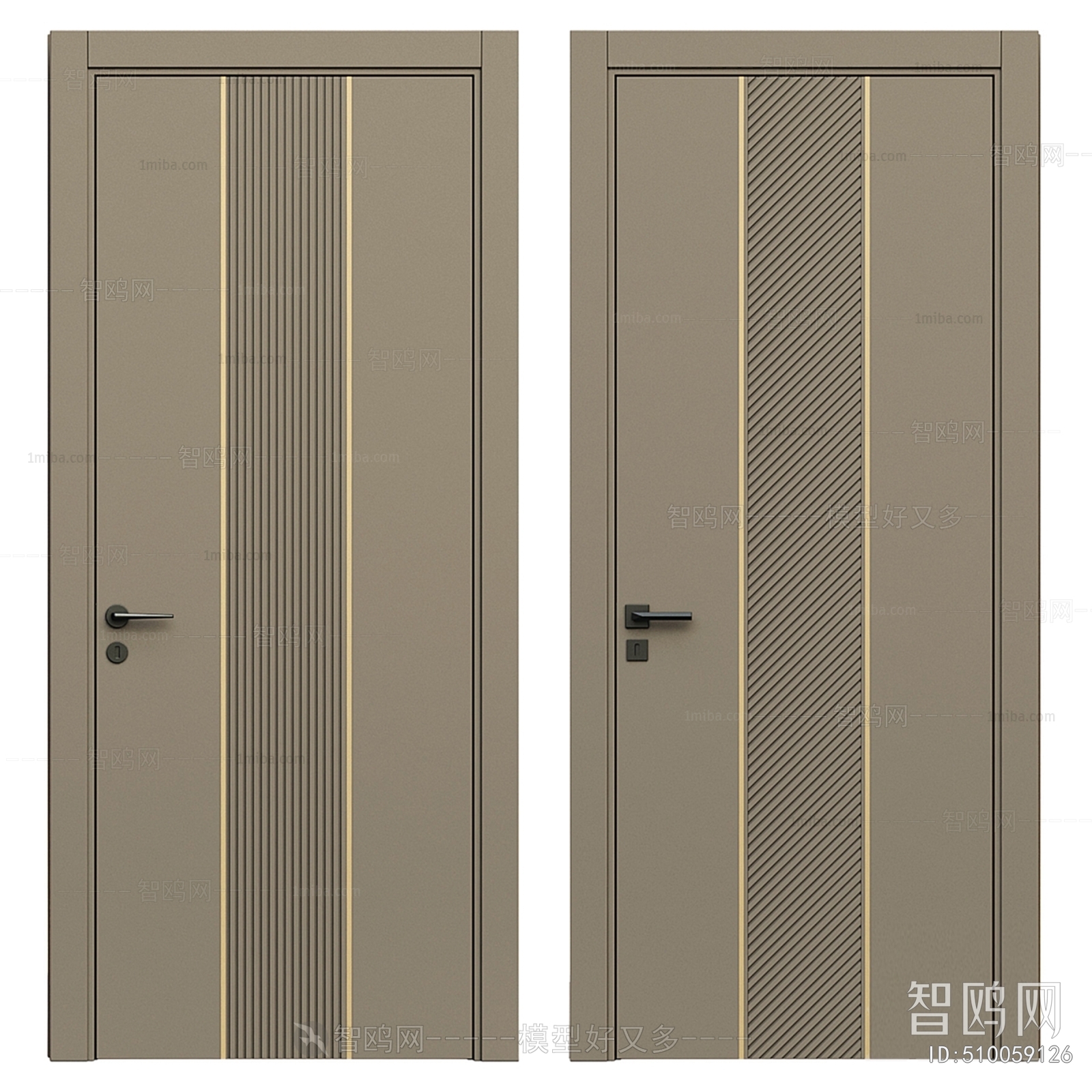 Modern Single Door