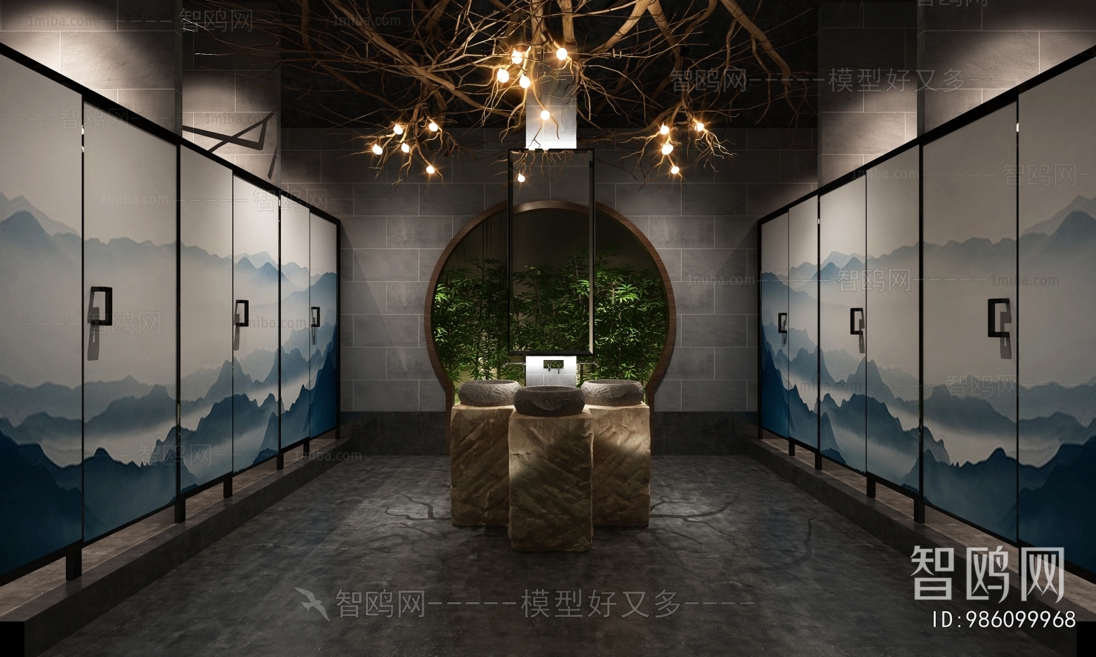 New Chinese Style Public Toilet