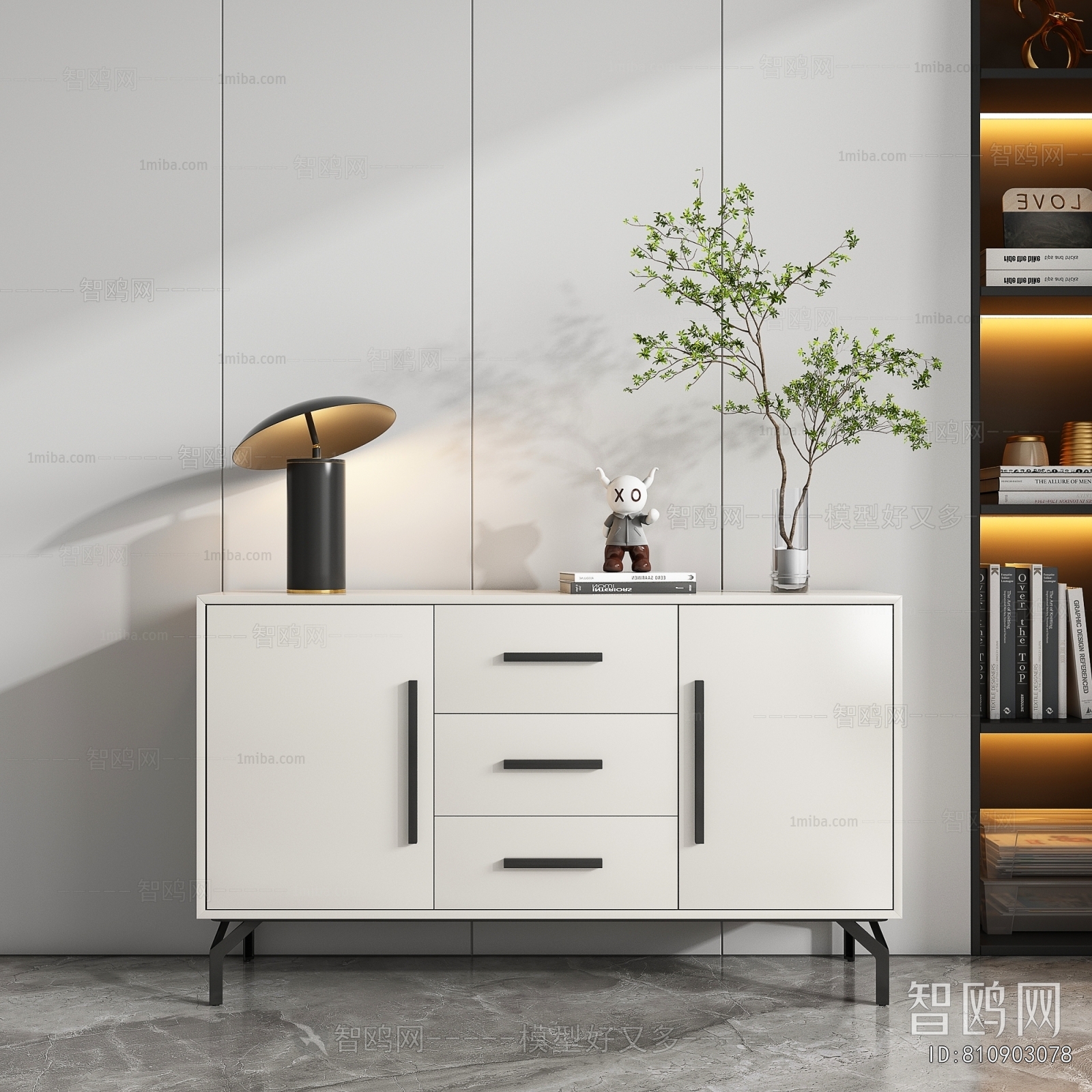 Modern Side Cabinet/Entrance Cabinet