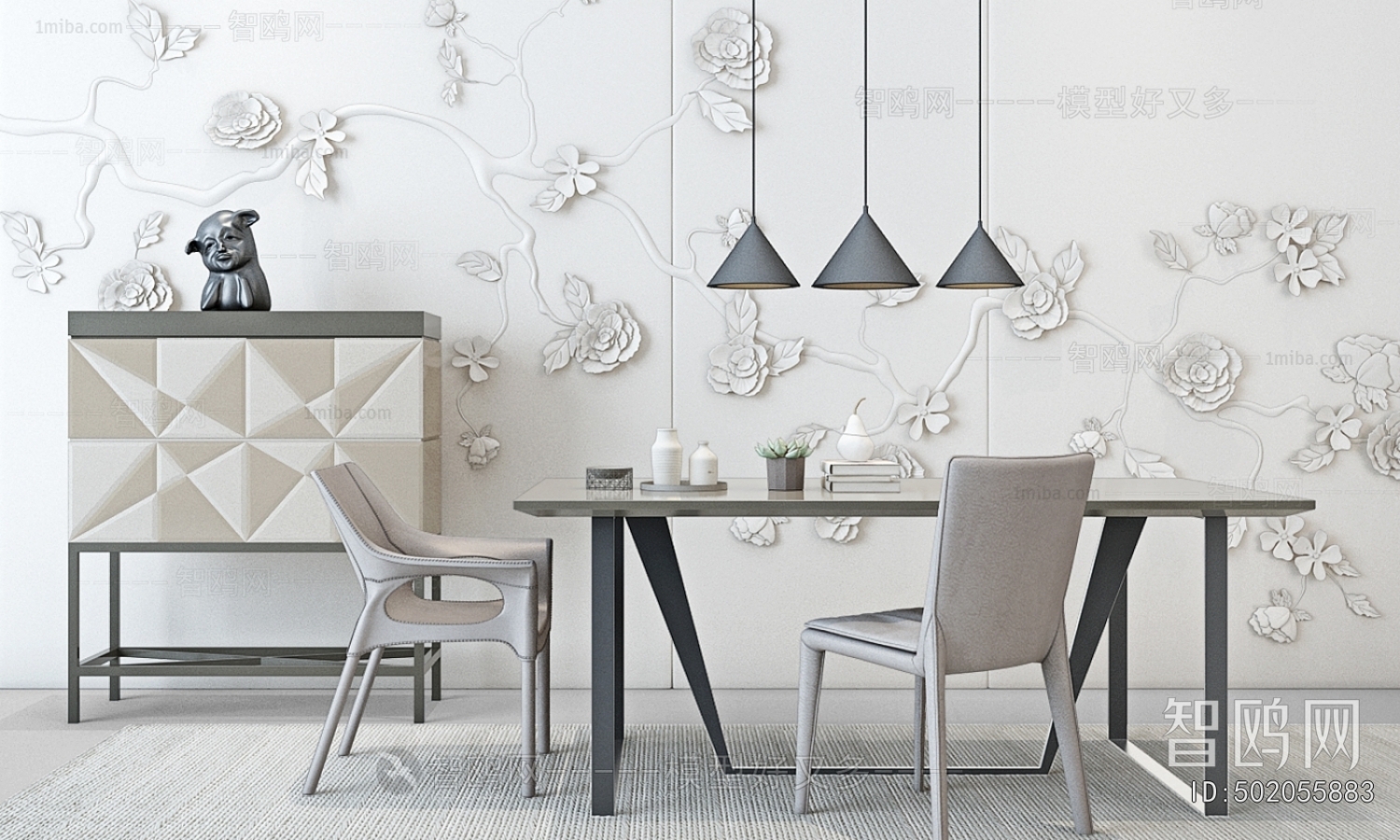 Nordic Style Dining Table And Chairs