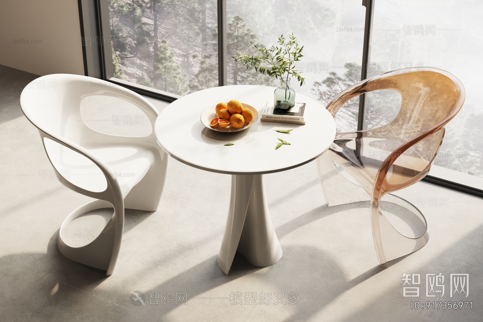 Modern Leisure Table And Chair