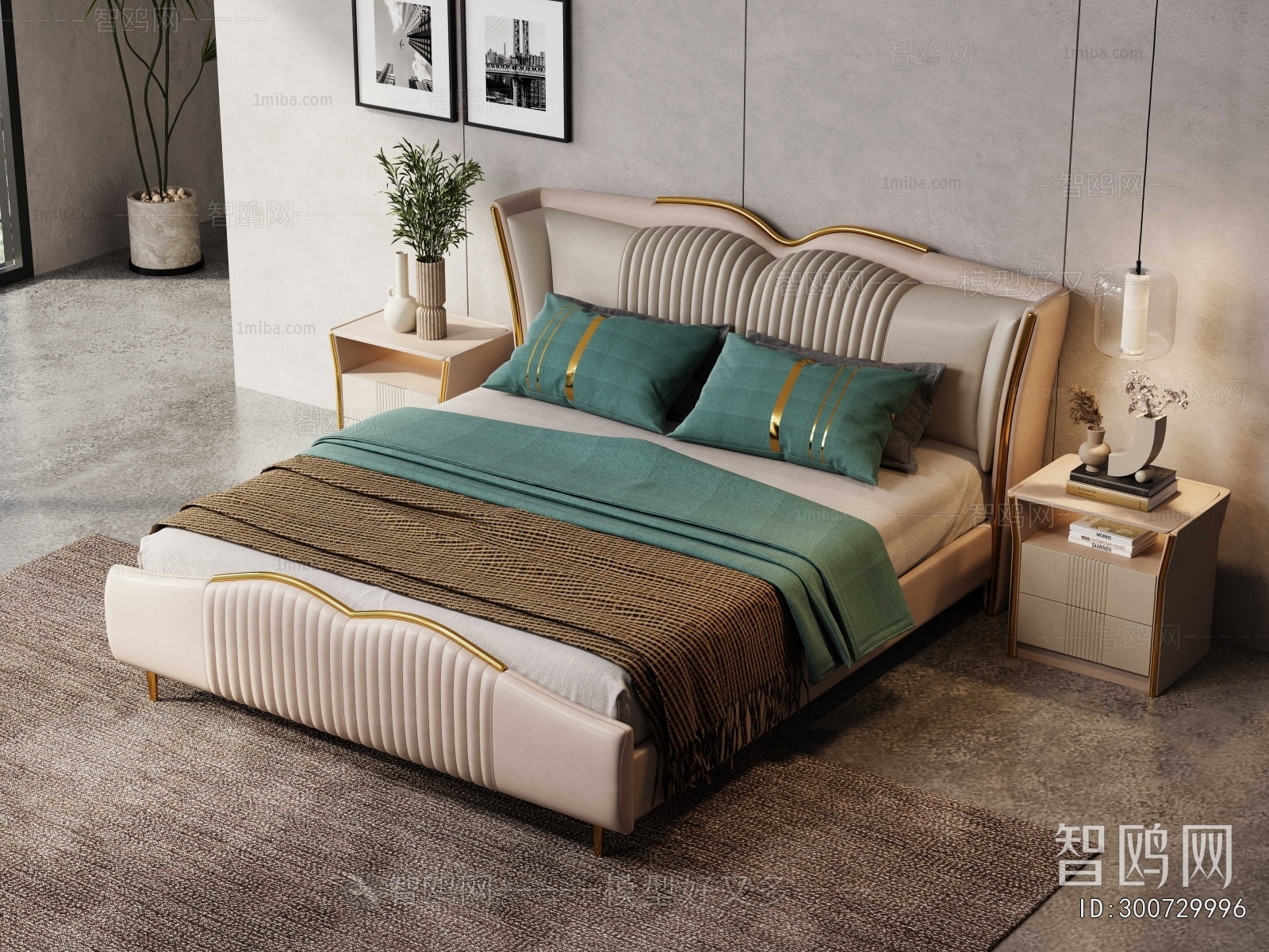 Modern Double Bed