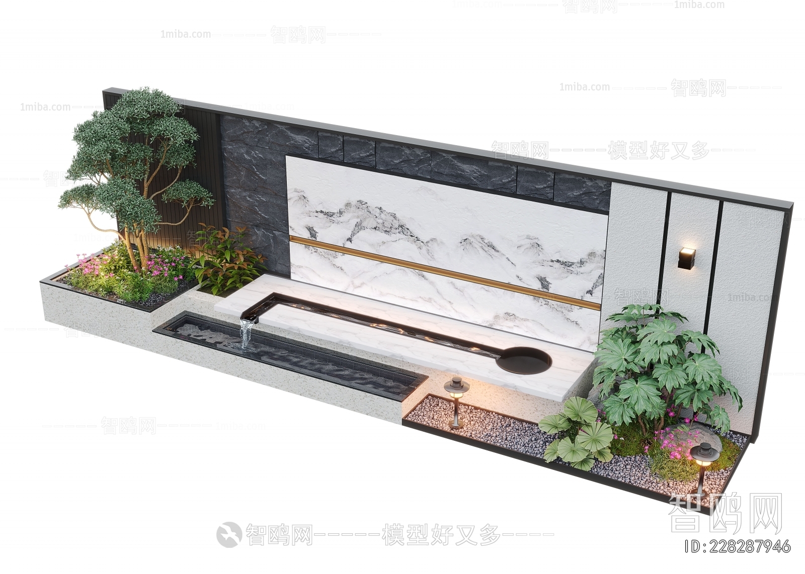 Modern Landscape Wall