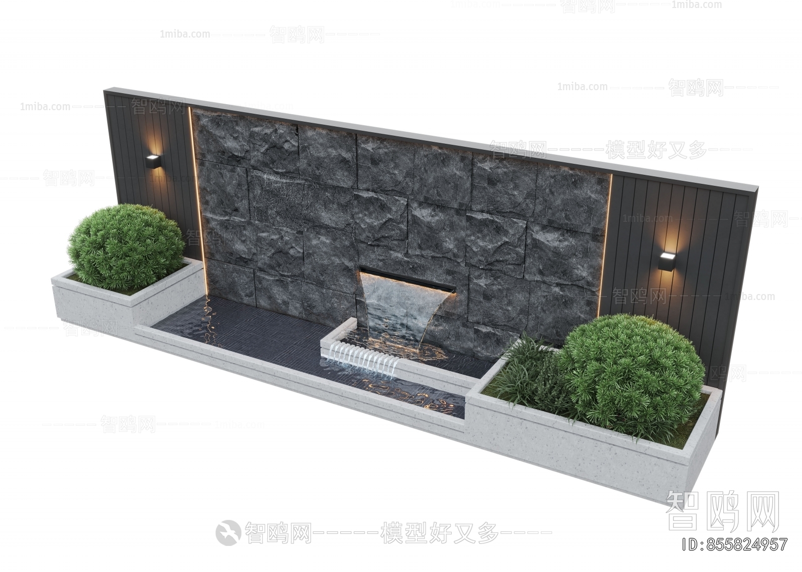 Modern Landscape Wall