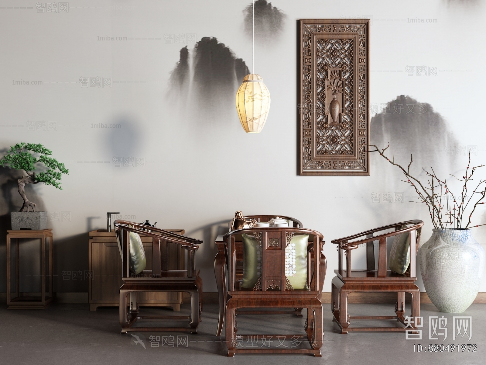 Chinese Style Tea Tables And Chairs