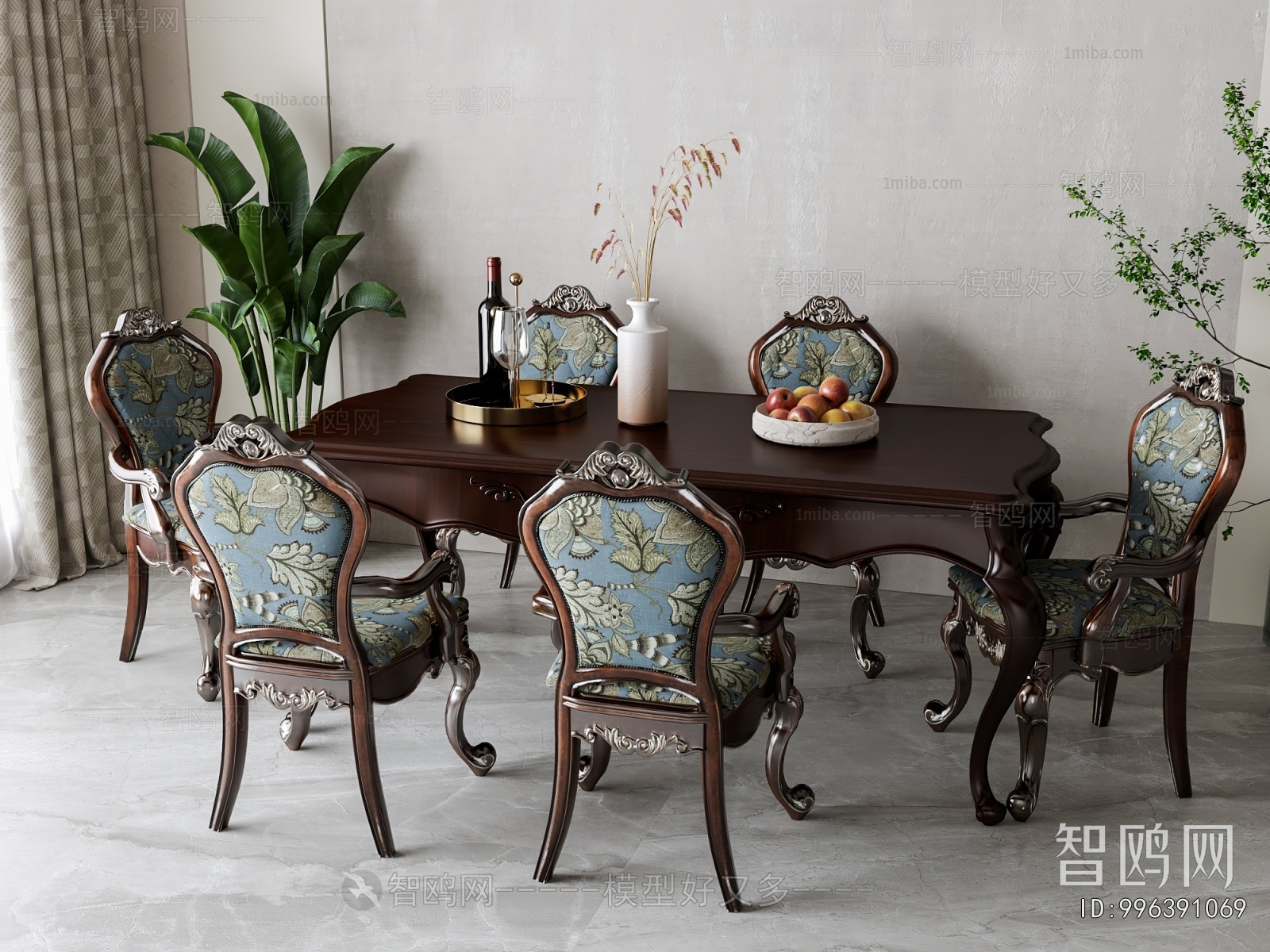 American Style Dining Table And Chairs