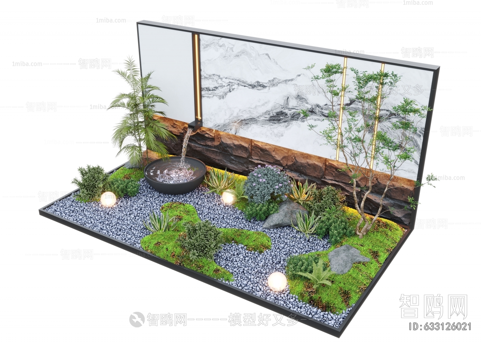 Modern Landscape Wall