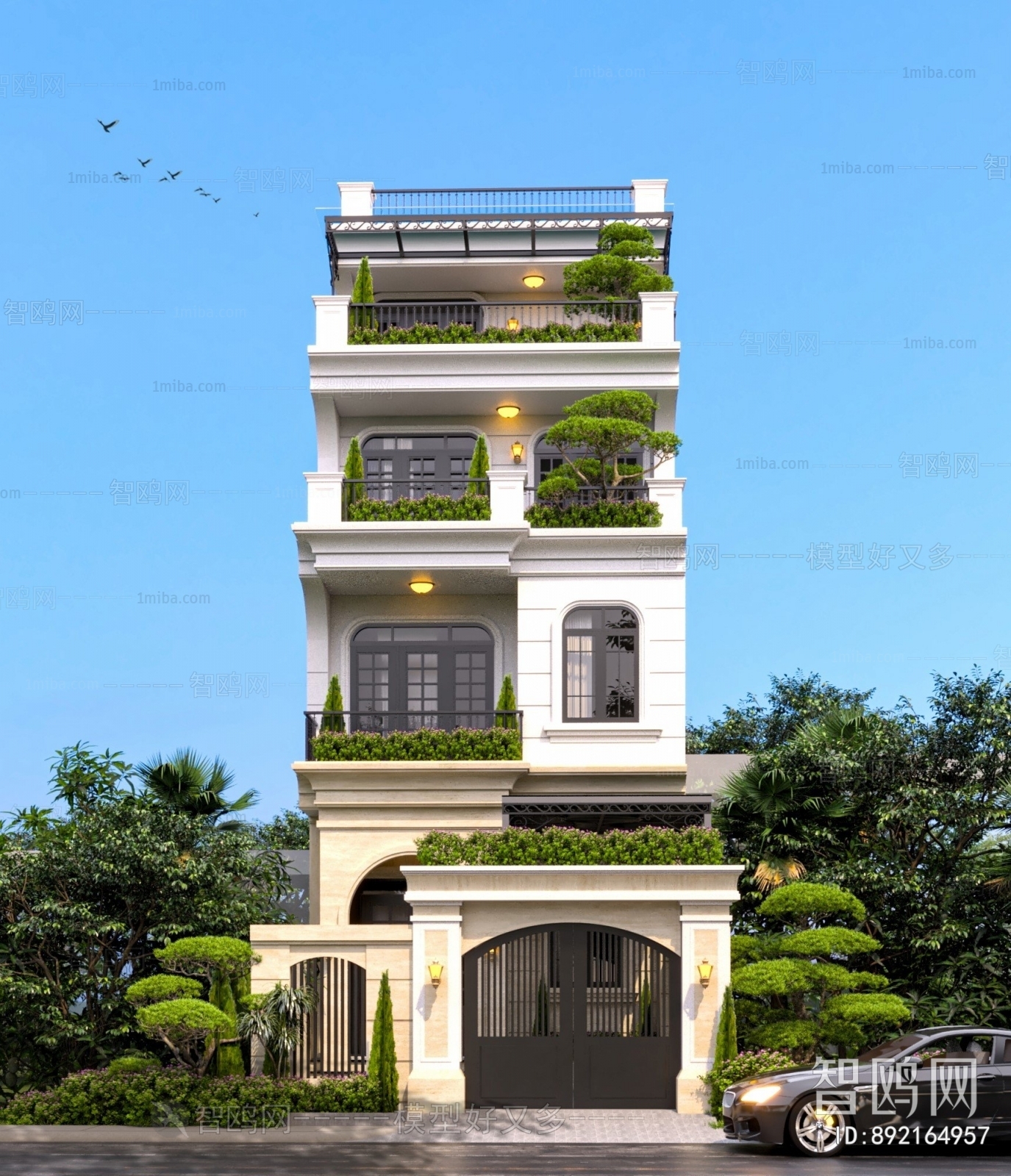 Simple European Style Detached Villa